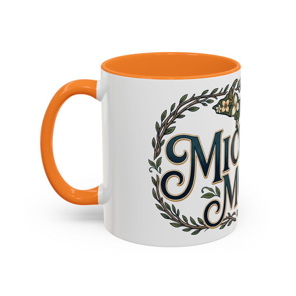 Michigan Mom Coffee Mug — Floral State Pride 11oz/15oz