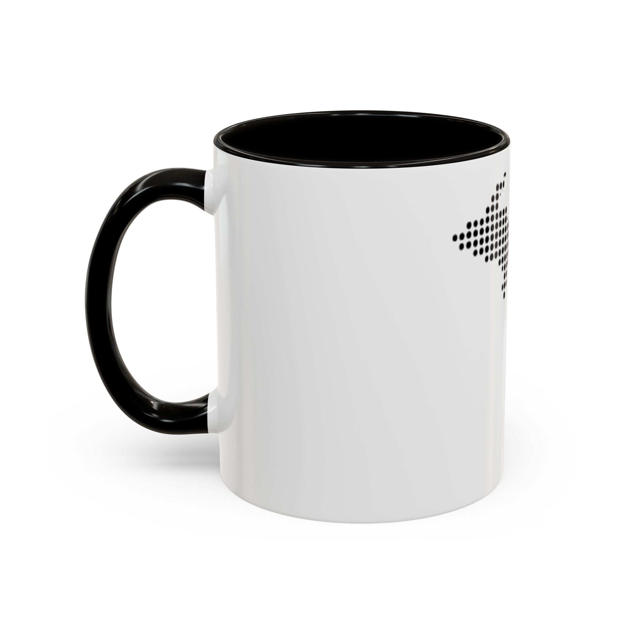 Michigan Dot Map Mug — Modern Minimalist Michigan State Coffee Cup (11oz/15oz)