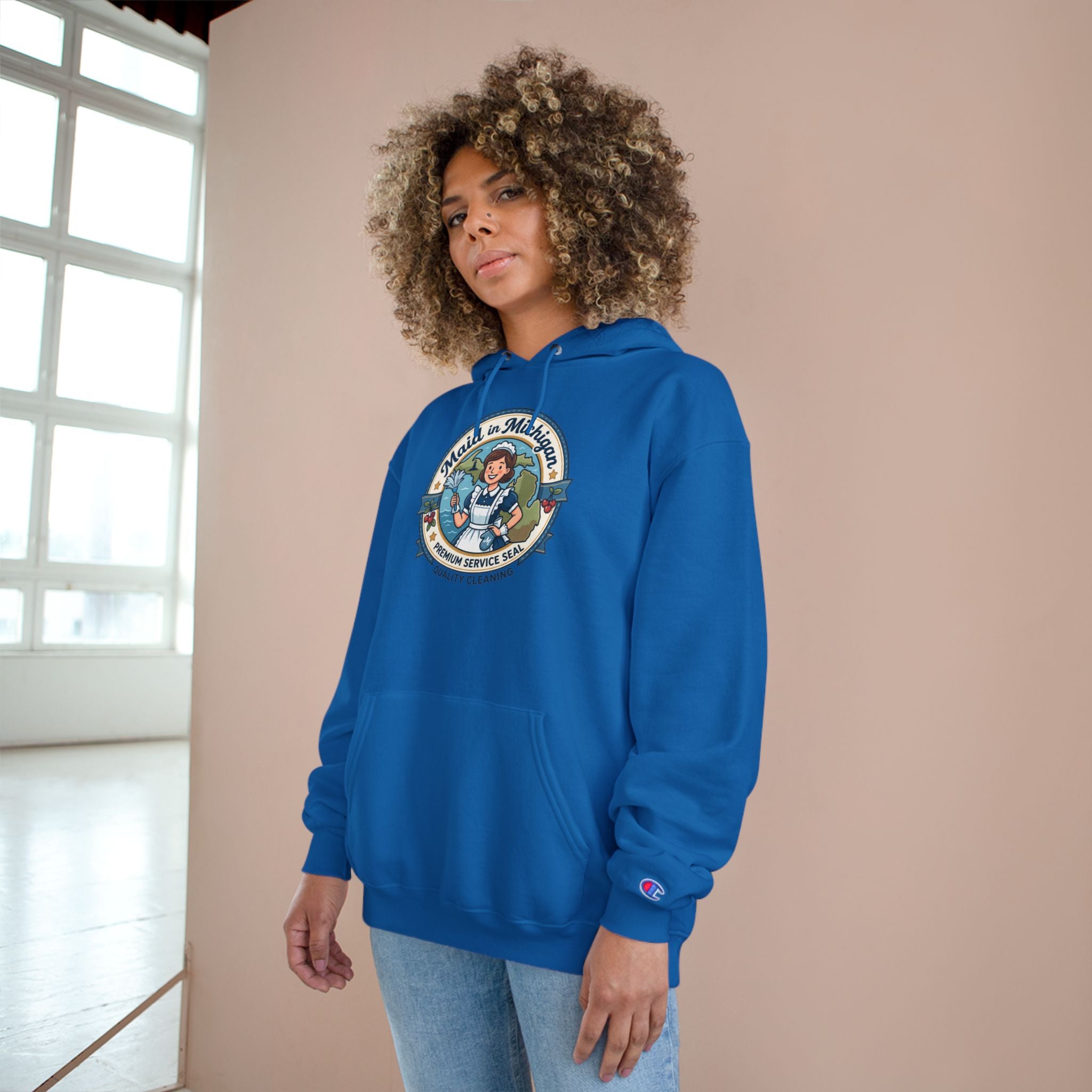 Michigan State Retro Champion Hoodie — World in Michigan Vintage Design