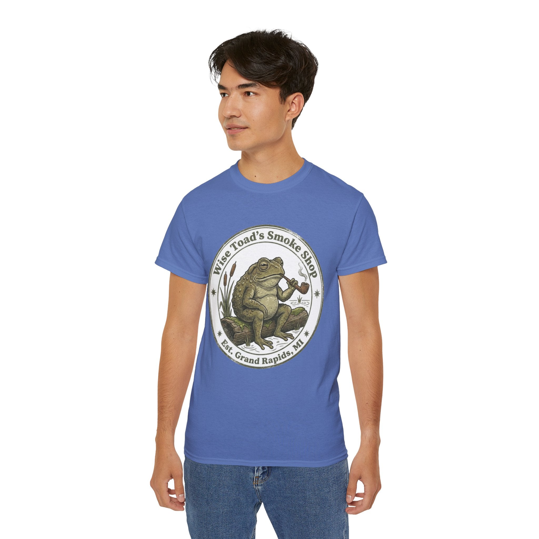 Wise Toad’s Smoke Shop Vintage Frog Logo Tee T-Shirt
