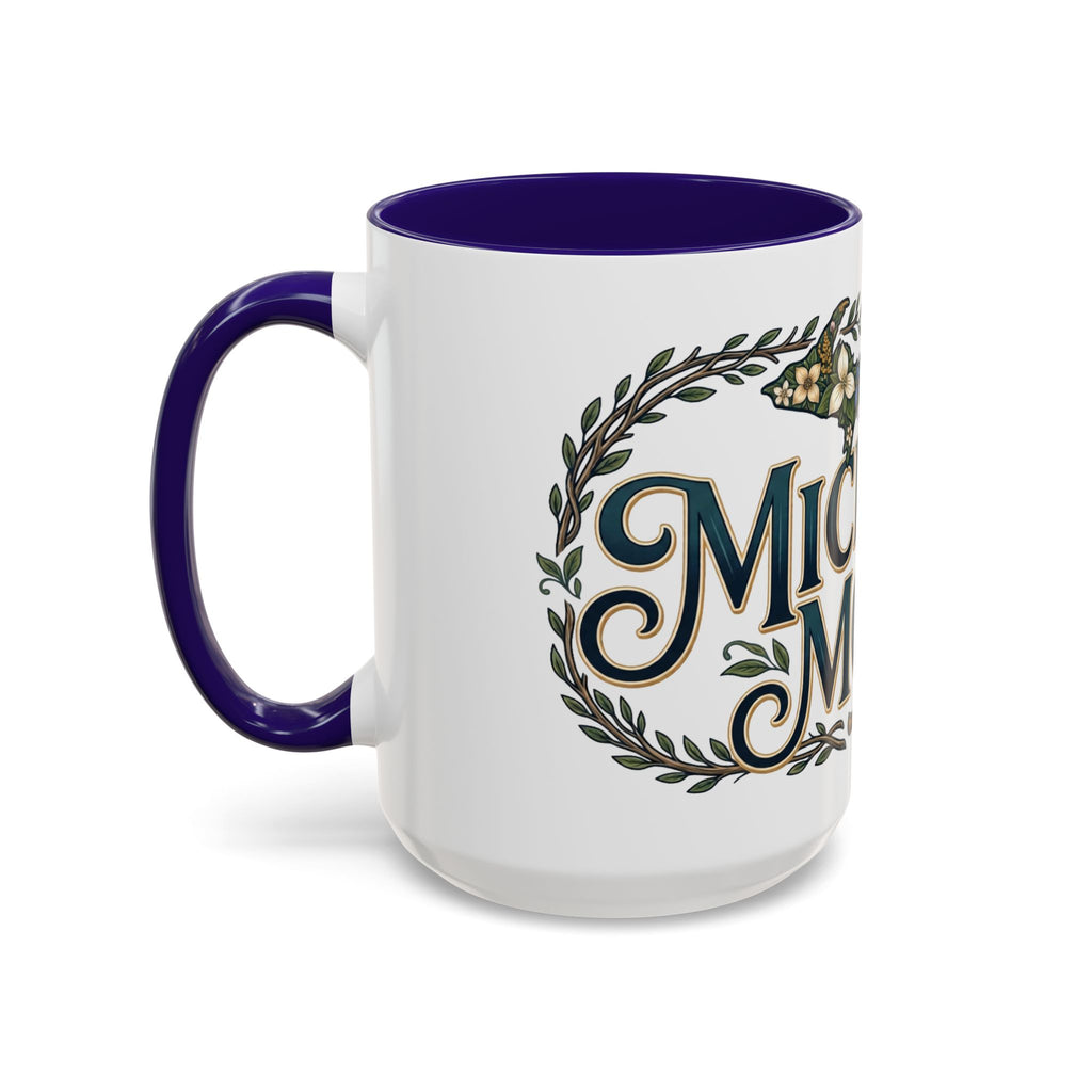 Michigan Mom Coffee Mug — Floral State Pride 11oz/15oz