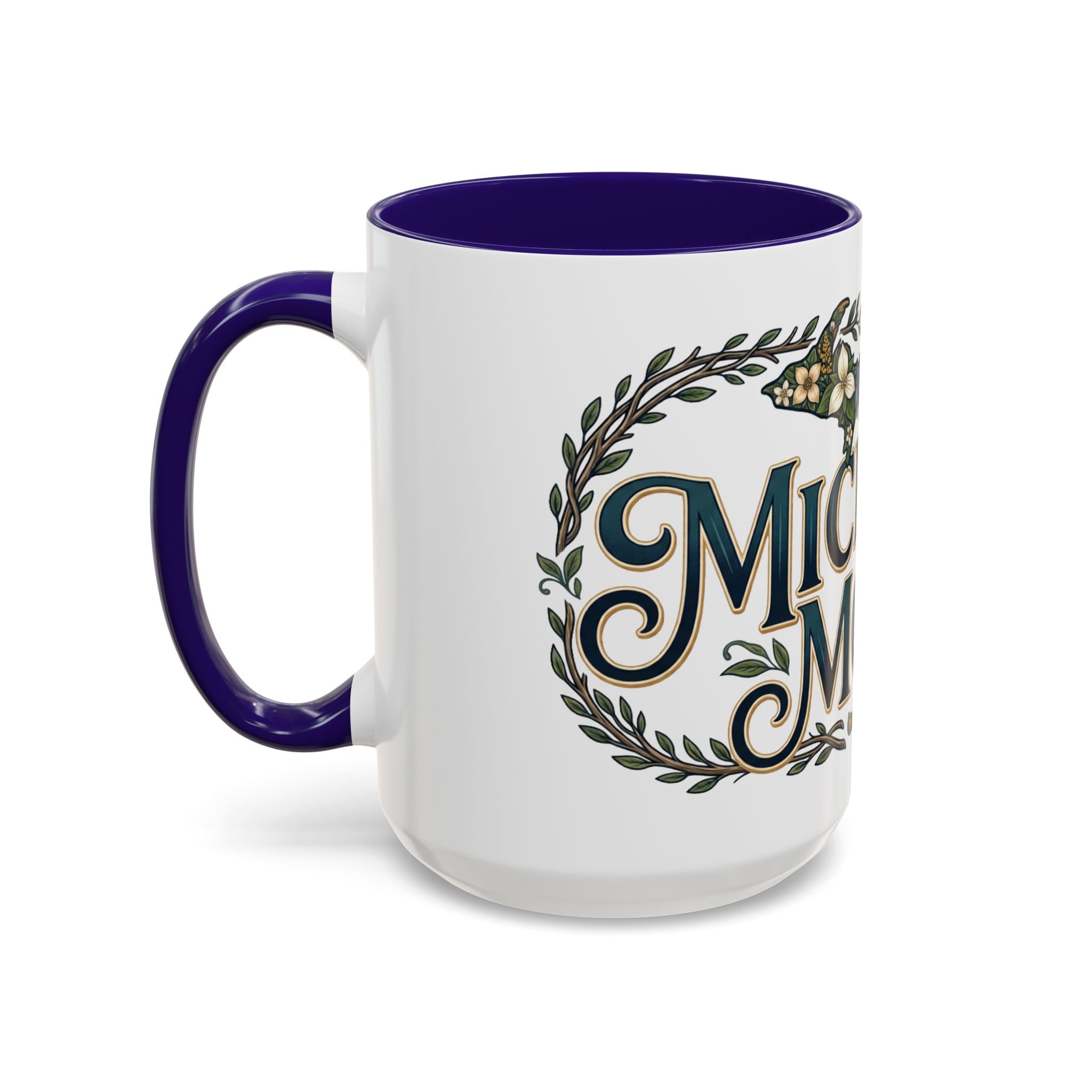 Michigan Mom Coffee Mug — Floral State Pride 11oz/15oz
