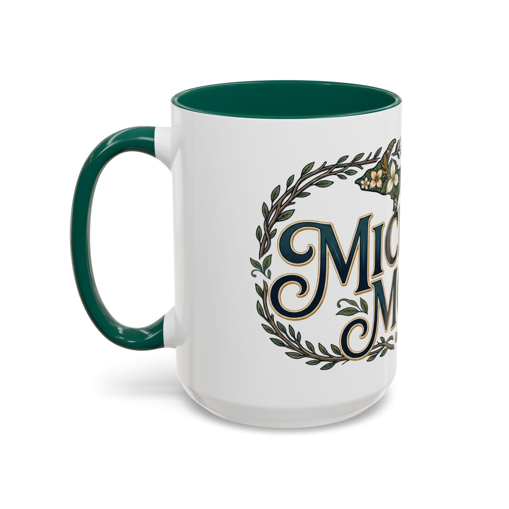 Michigan Mom Coffee Mug — Floral State Pride 11oz/15oz