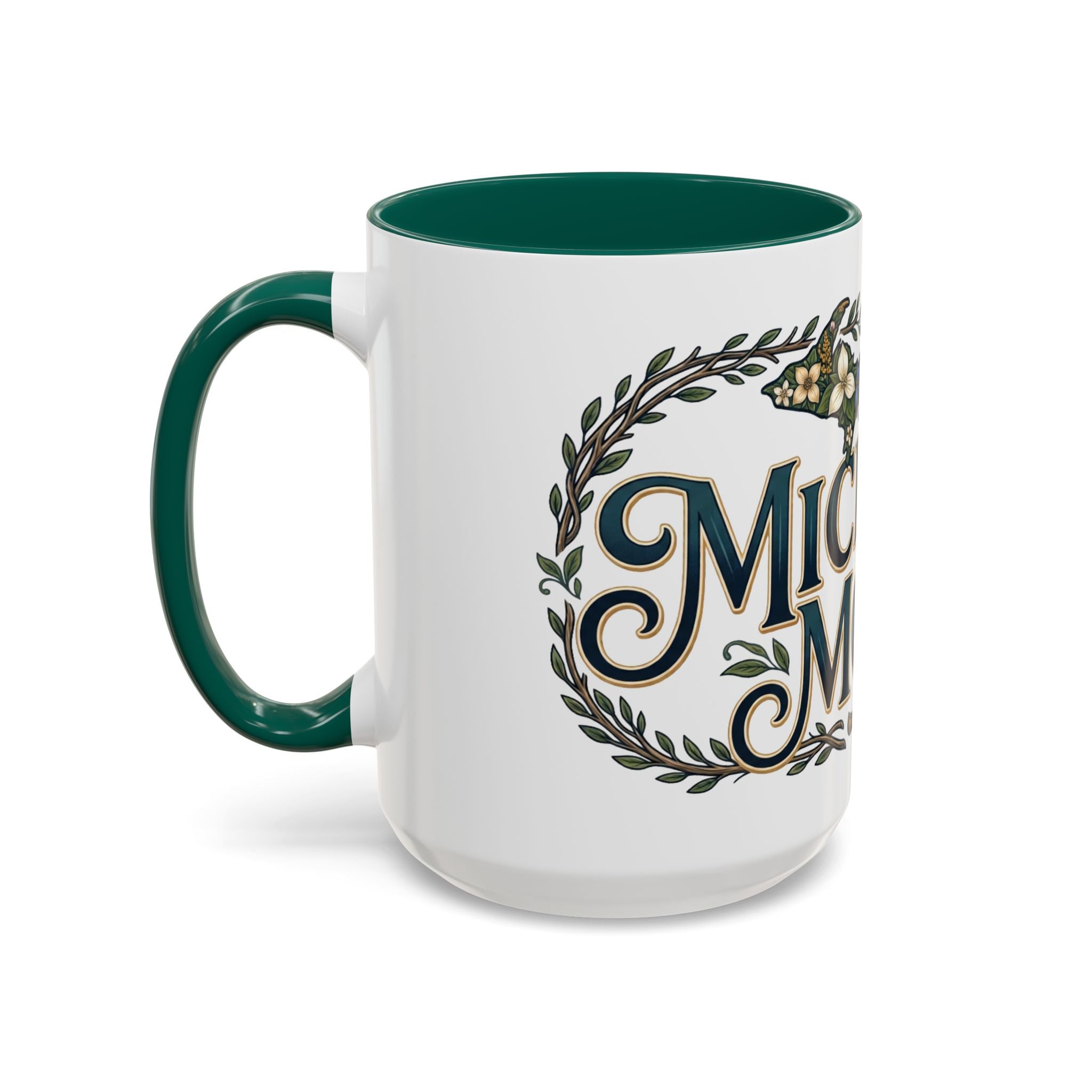 Michigan Mom Coffee Mug — Floral State Pride 11oz/15oz
