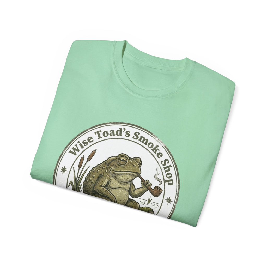 Wise Toad’s Smoke Shop Vintage Frog Logo Tee T-Shirt