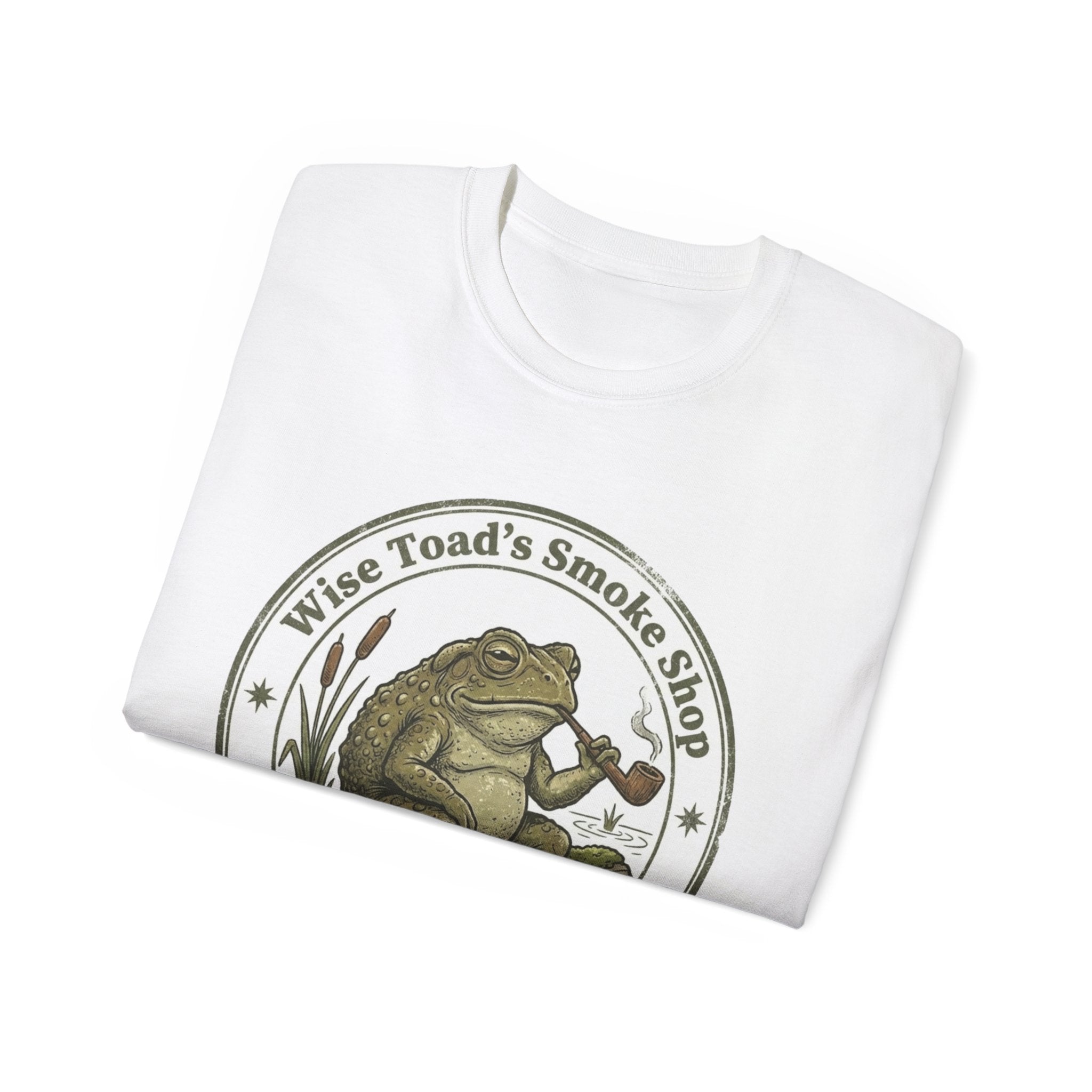 Wise Toad’s Smoke Shop Vintage Frog Logo Tee T-Shirt
