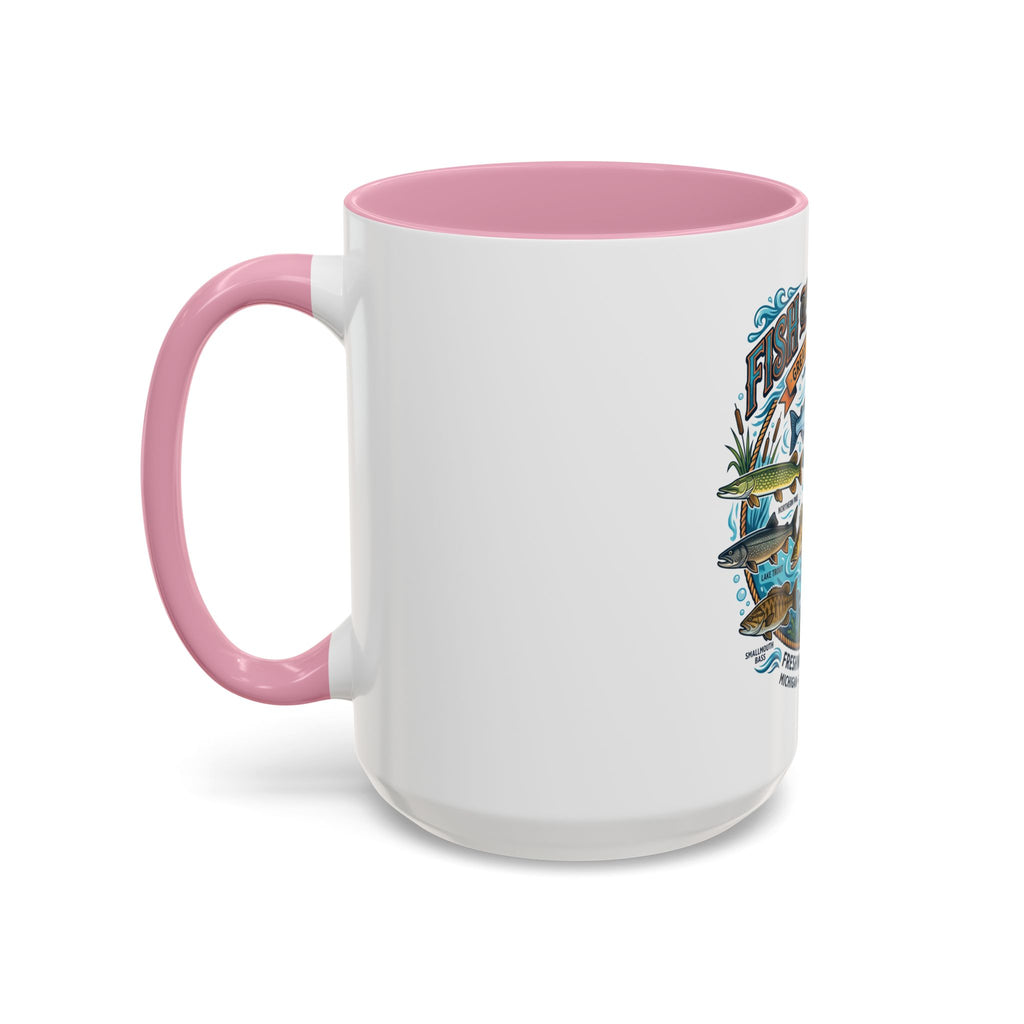 Fish of Michigan Mug — Great Lakes Freshwater Fish Illustration (11oz & 15oz)