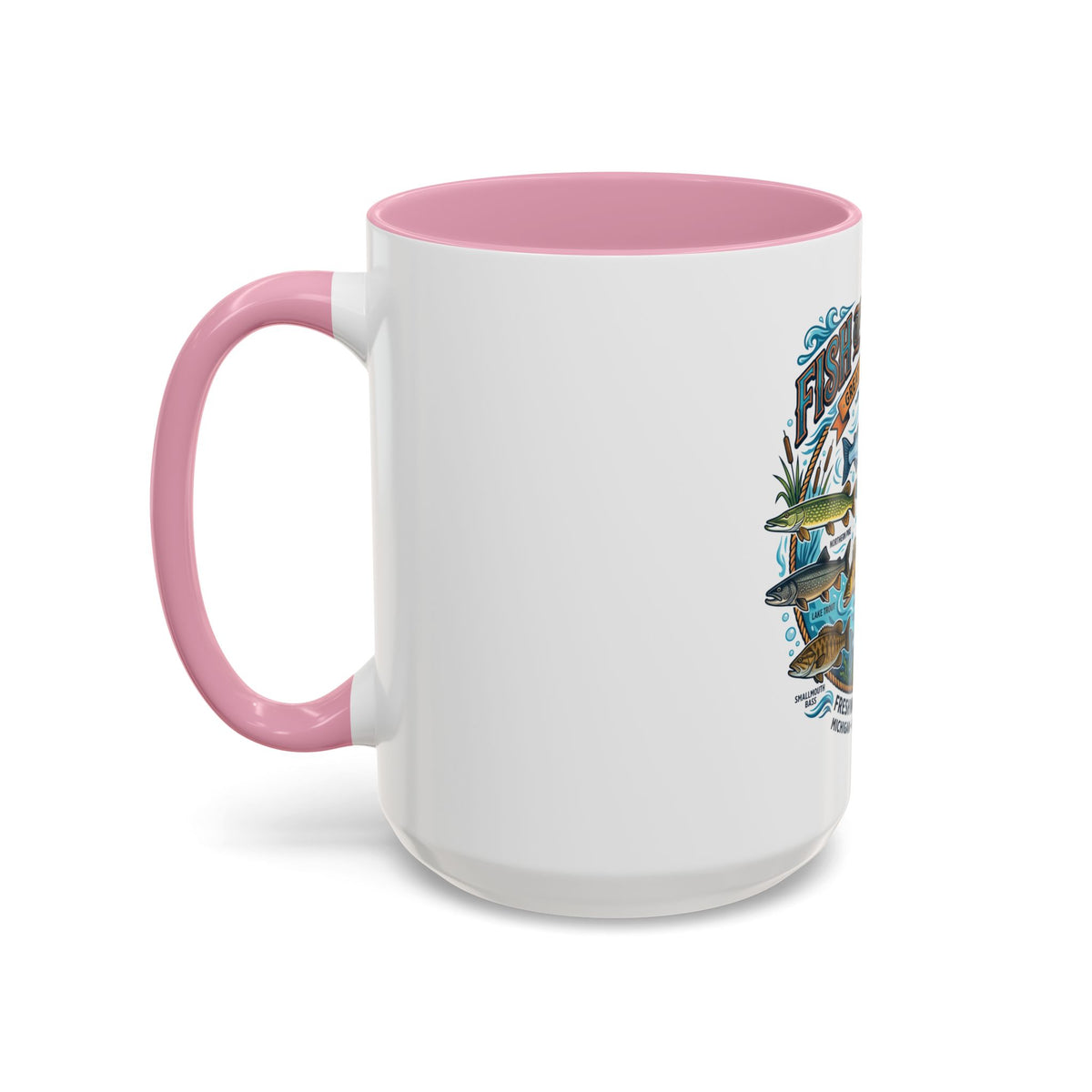 Fish of Michigan Mug — Great Lakes Freshwater Fish Illustration (11oz & 15oz)