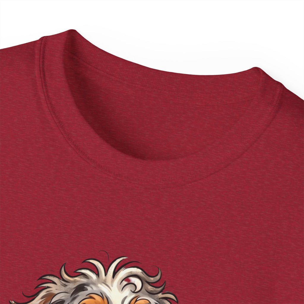 Dog Lover T‑Shirt – Cute Pup Wearing “Pobody's Nerfect” Shirt (Funny Pet Tee)