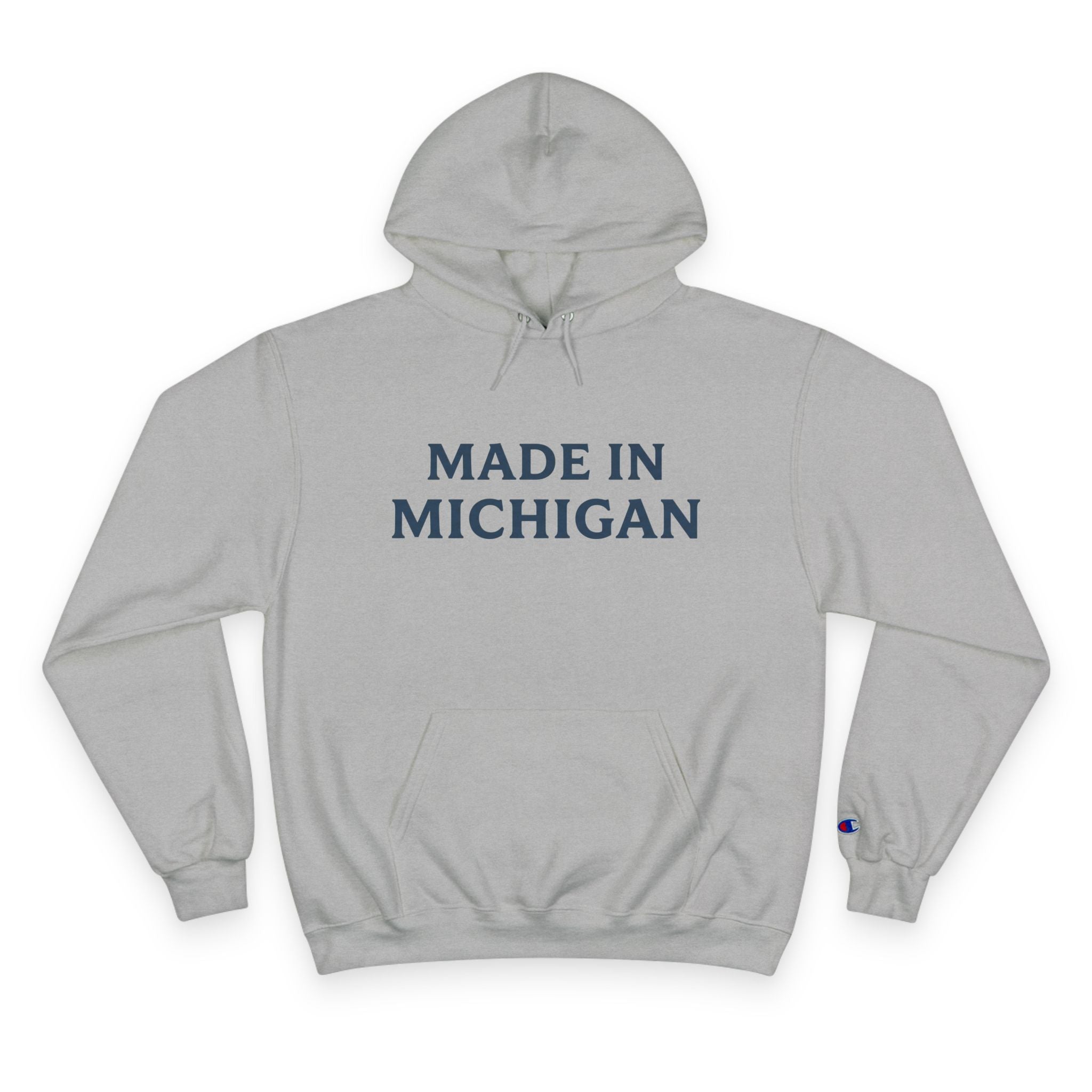 Made in Michigan Hoodie — Champion Pullover for Michigan Pride