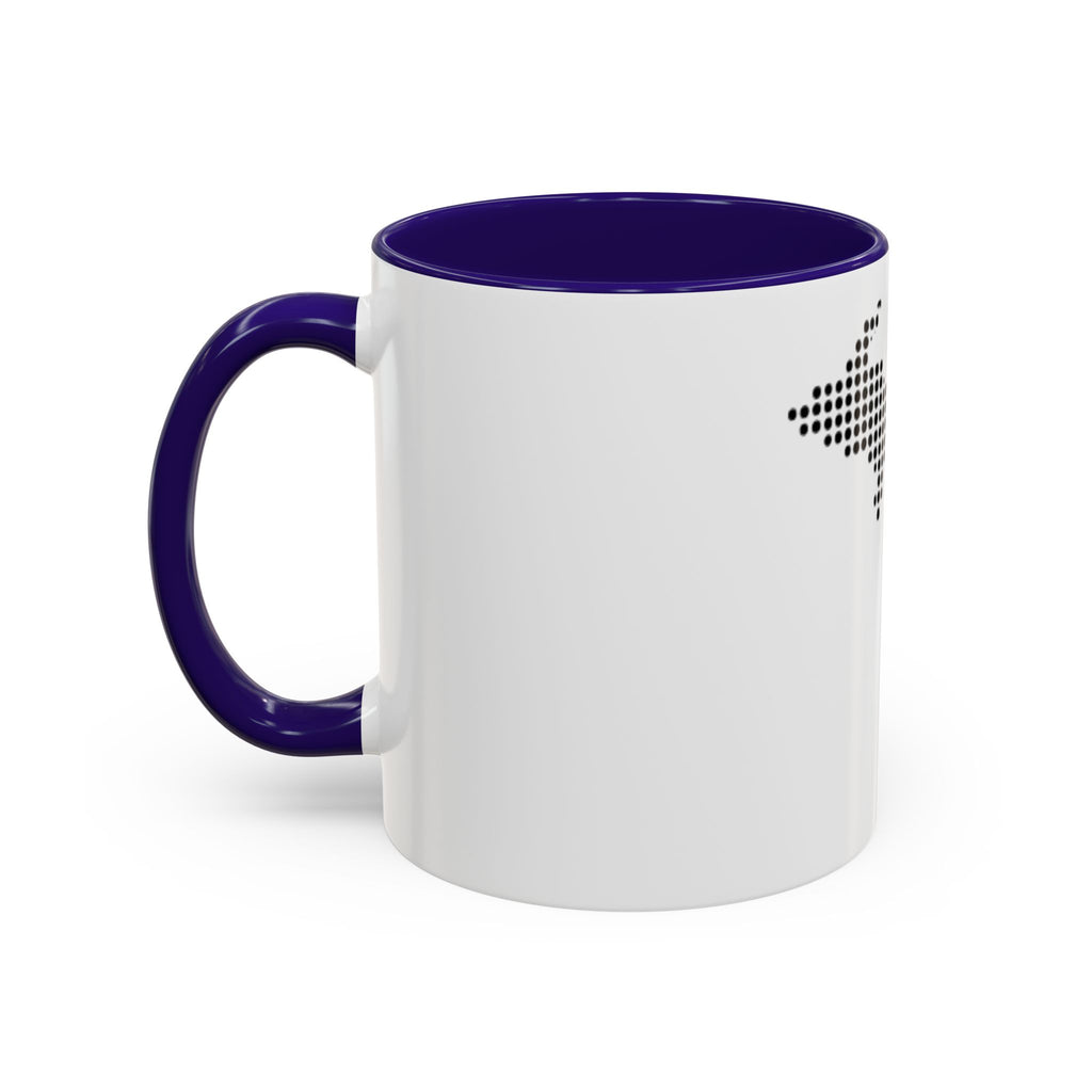Michigan Dot Map Mug — Modern Minimalist Michigan State Coffee Cup (11oz/15oz)