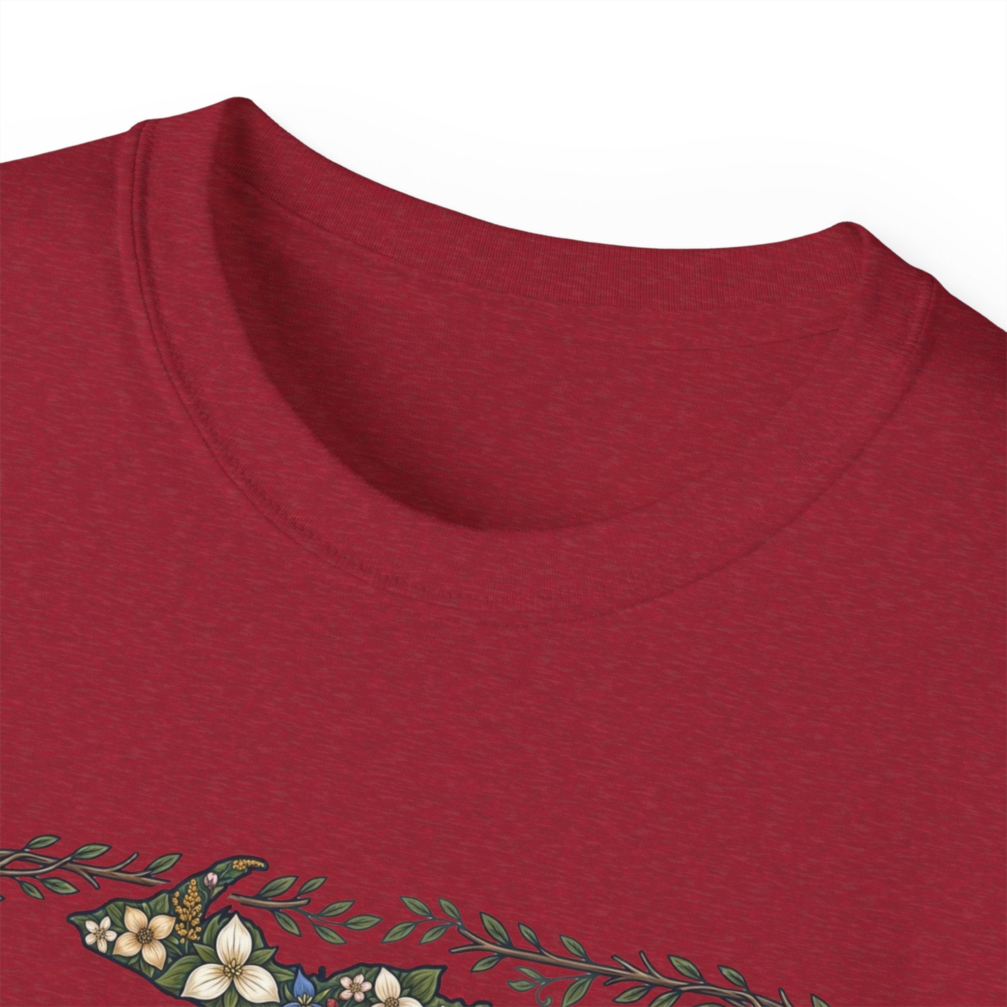 Michigan Mom T-Shirt – Floral State Pride Tee for Moms