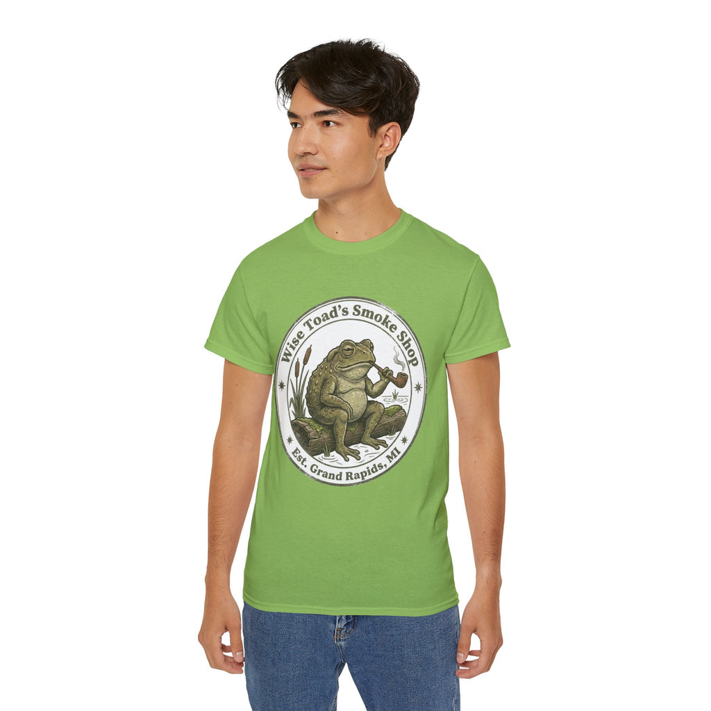 Wise Toad’s Smoke Shop Vintage Frog Logo Tee T-Shirt