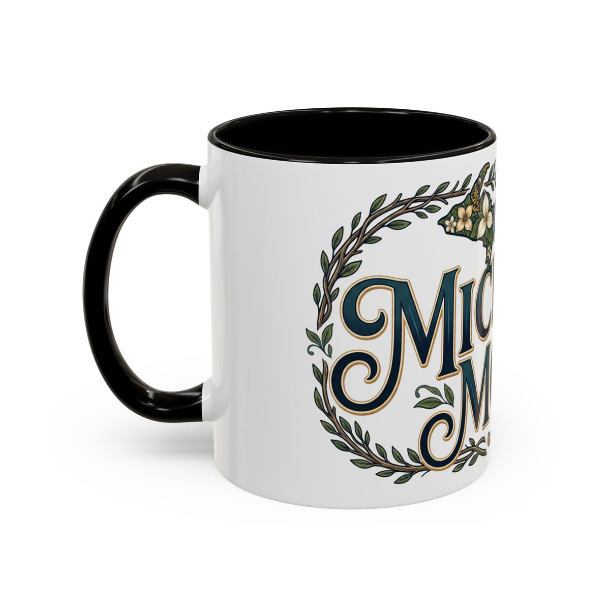 Michigan Mom Coffee Mug — Floral State Pride 11oz/15oz