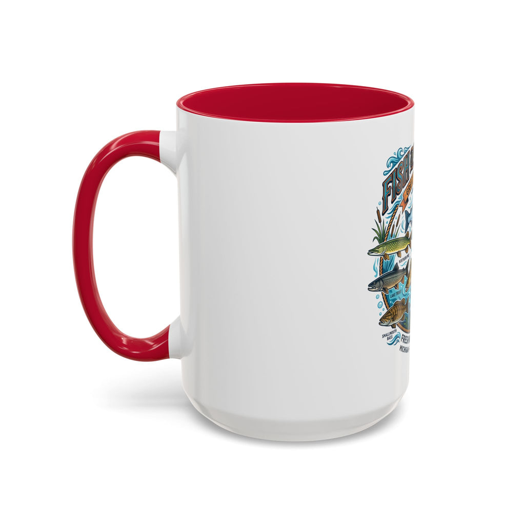 Fish of Michigan Mug — Great Lakes Freshwater Fish Illustration (11oz & 15oz)