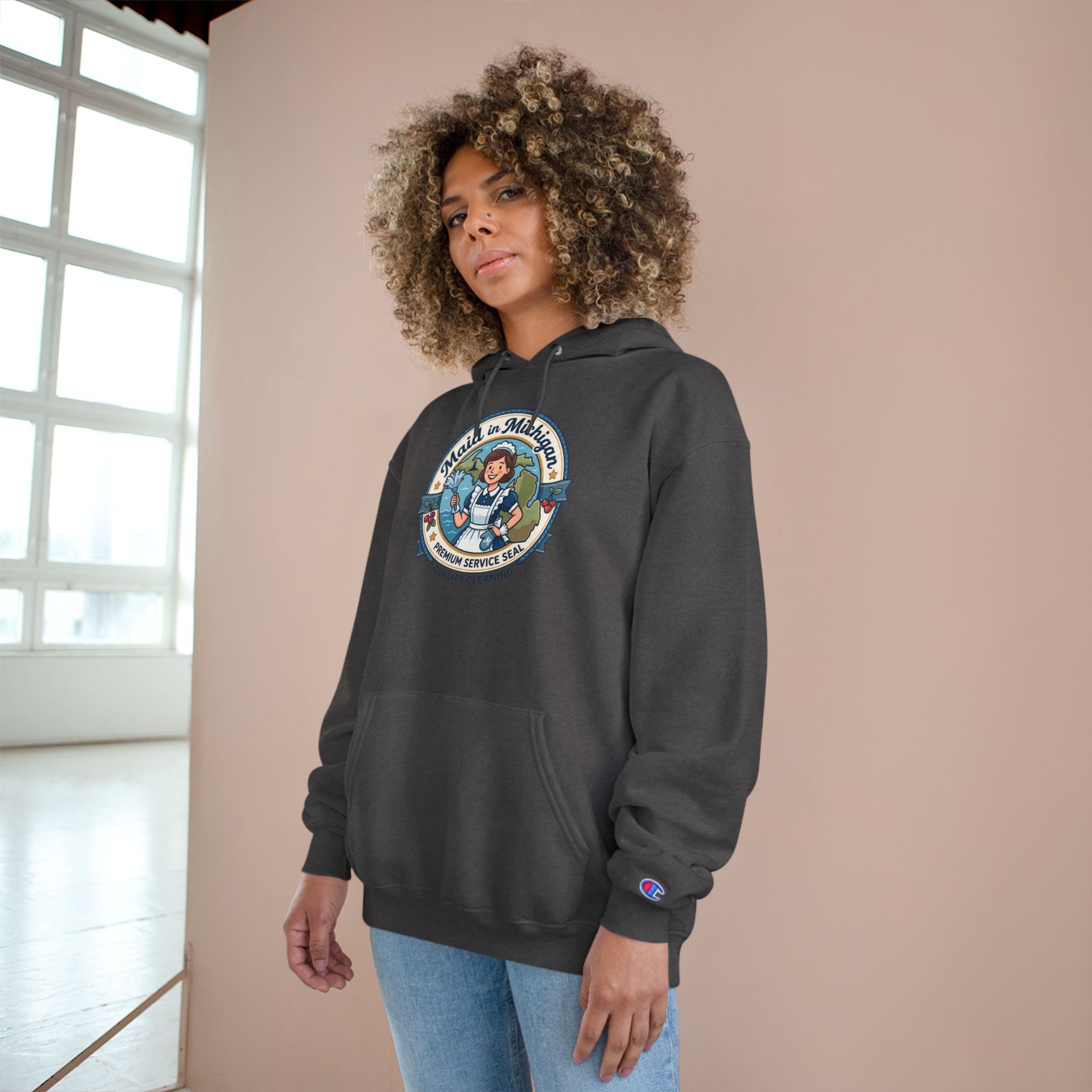 Michigan State Retro Champion Hoodie — World in Michigan Vintage Design