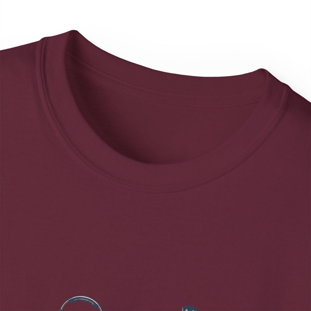Acoustic Instrument Tee — Guitar, Ukulele & Headphones Graphic T-Shirt