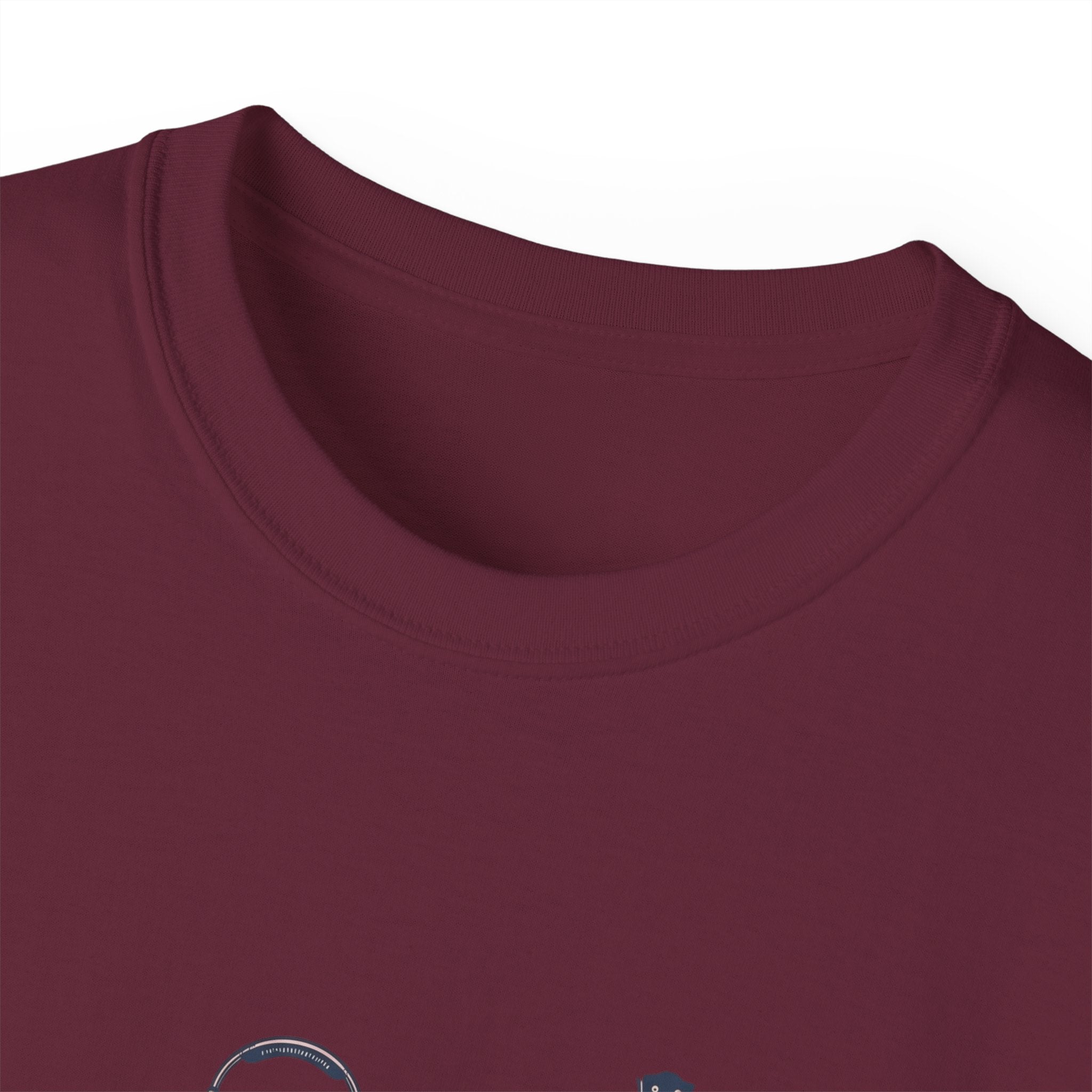 Acoustic Instrument Tee — Guitar, Ukulele & Headphones Graphic T-Shirt