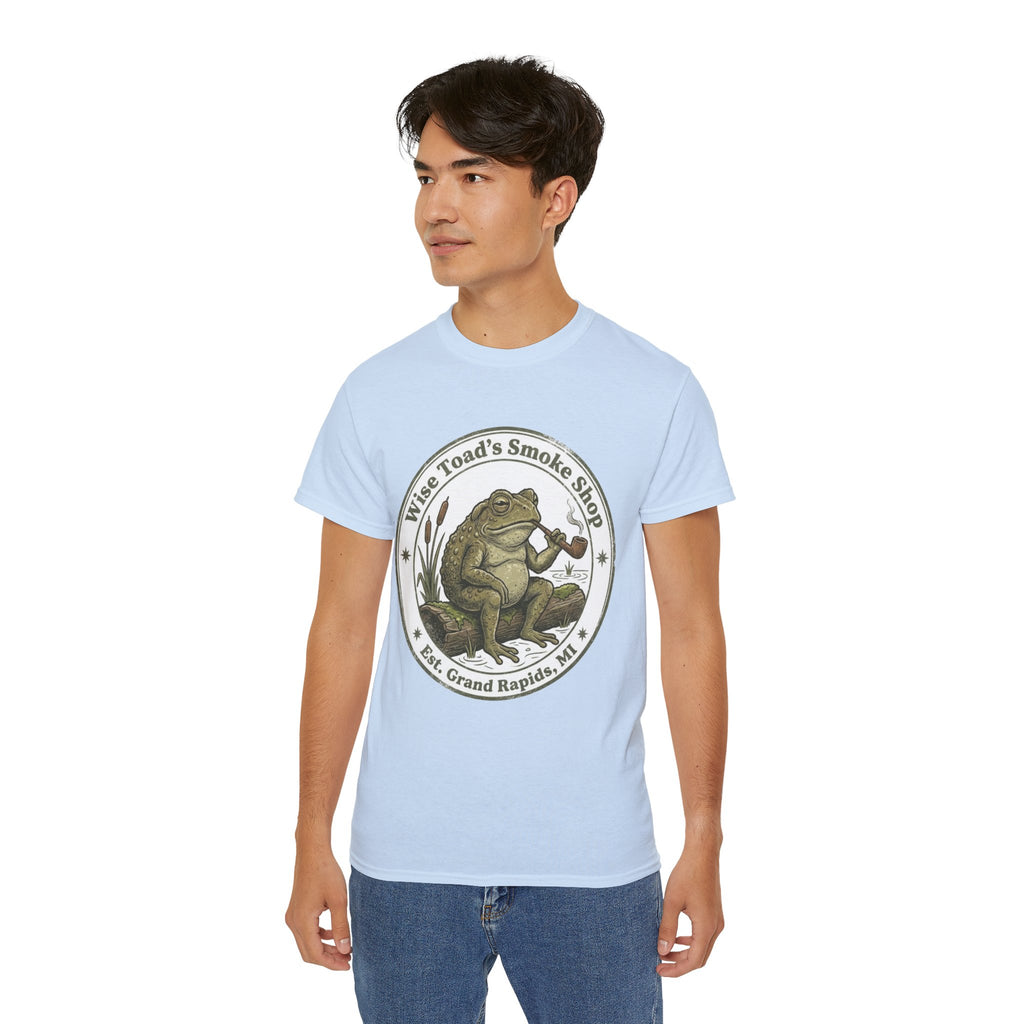 Wise Toad’s Smoke Shop Vintage Frog Logo Tee T-Shirt