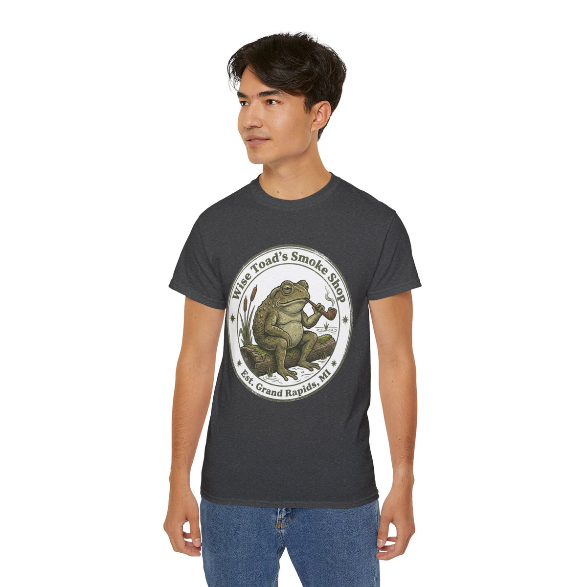 Wise Toad’s Smoke Shop Vintage Frog Logo Tee T-Shirt