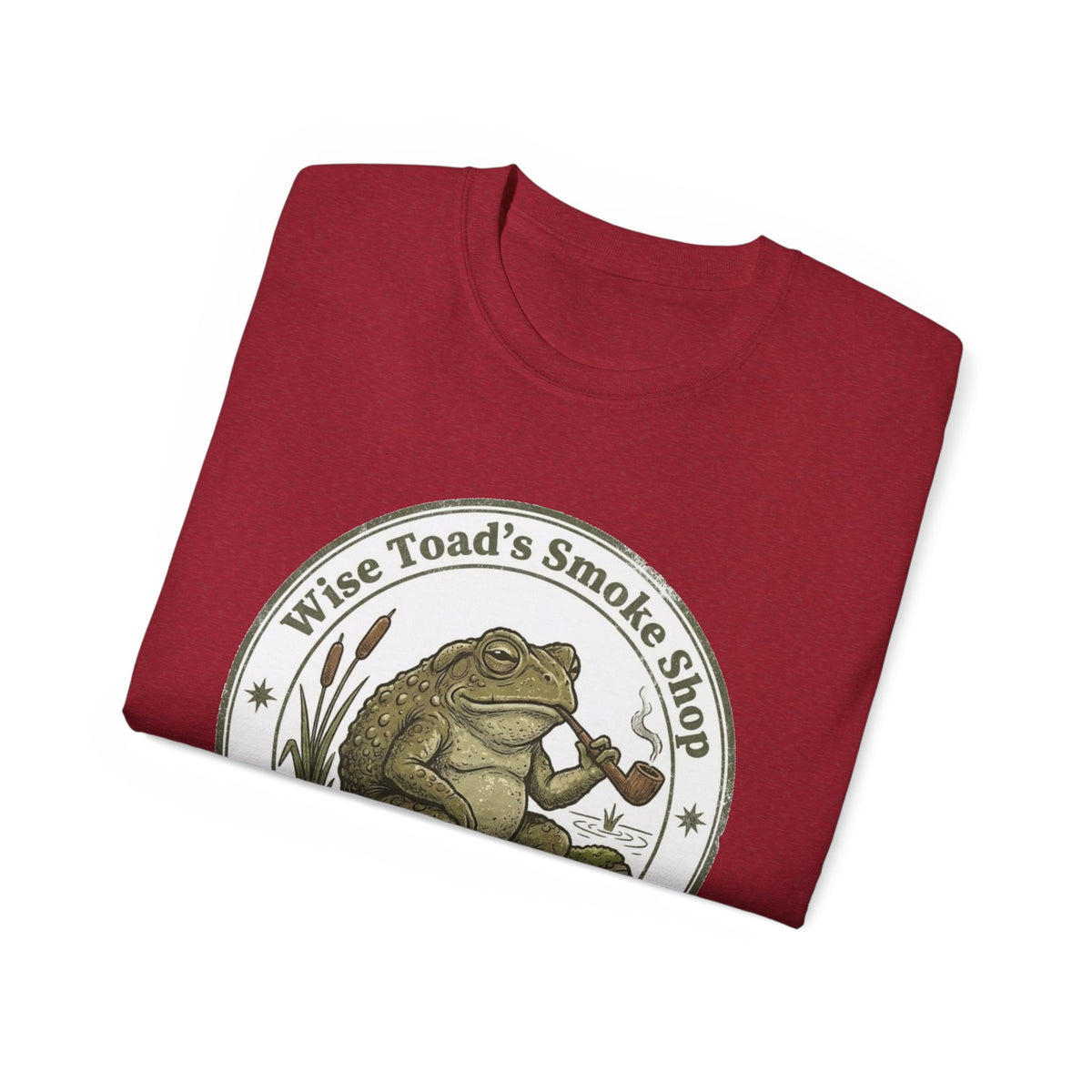 Wise Toad’s Smoke Shop Vintage Frog Logo Tee T-Shirt