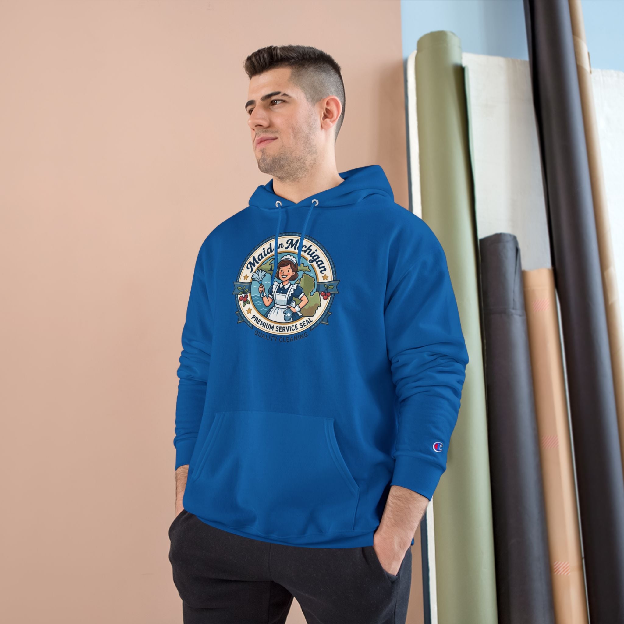 Michigan State Retro Champion Hoodie — World in Michigan Vintage Design