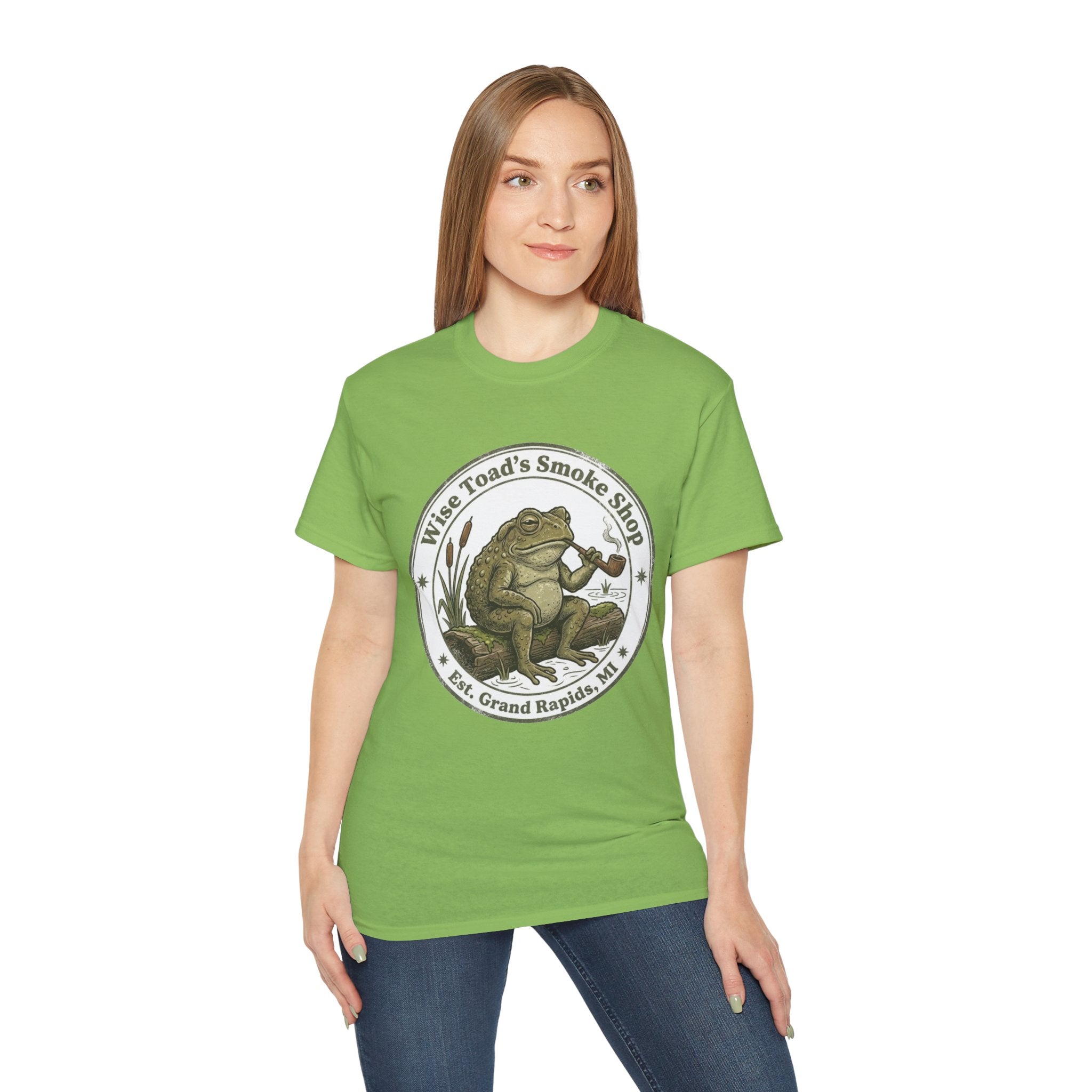 Wise Toad’s Smoke Shop Vintage Frog Logo Tee T-Shirt