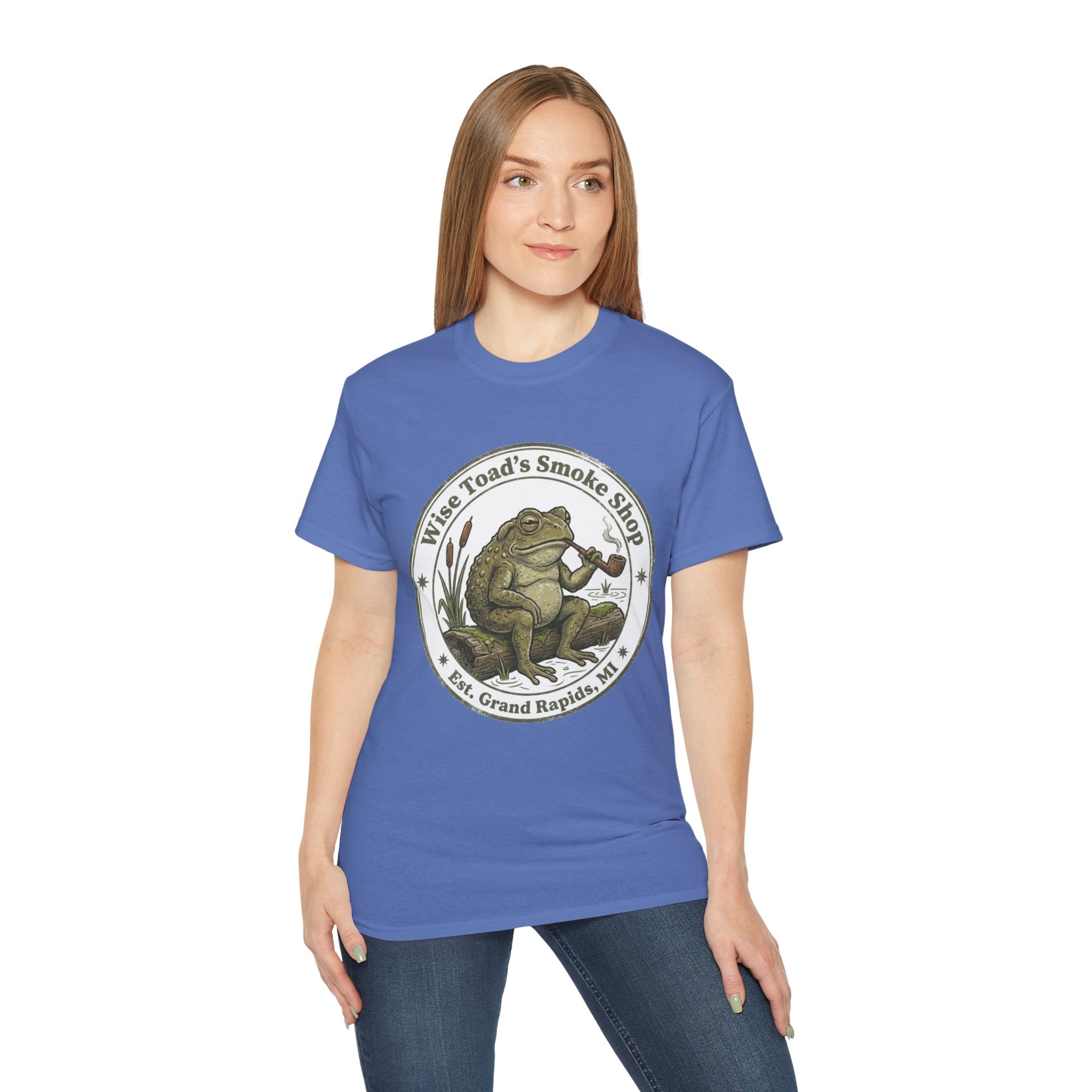 Wise Toad’s Smoke Shop Vintage Frog Logo Tee T-Shirt