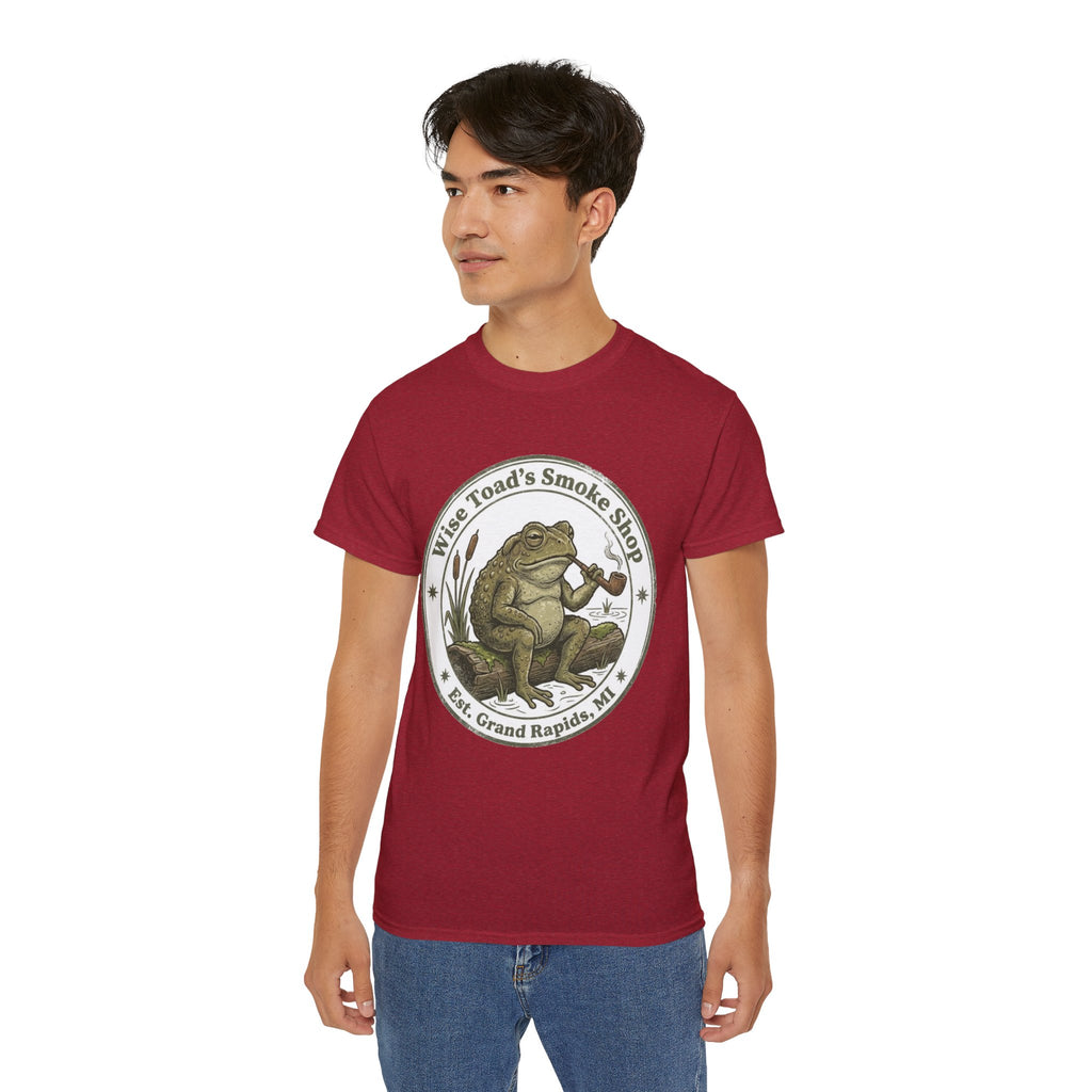 Wise Toad’s Smoke Shop Vintage Frog Logo Tee T-Shirt