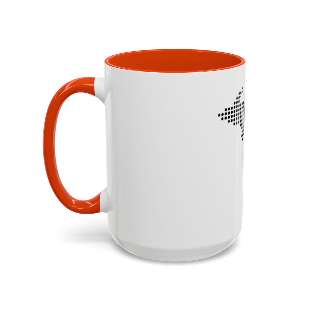 Michigan Dot Map Mug — Modern Minimalist Michigan State Coffee Cup (11oz/15oz)