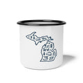Michigan UP Map Camping Mug