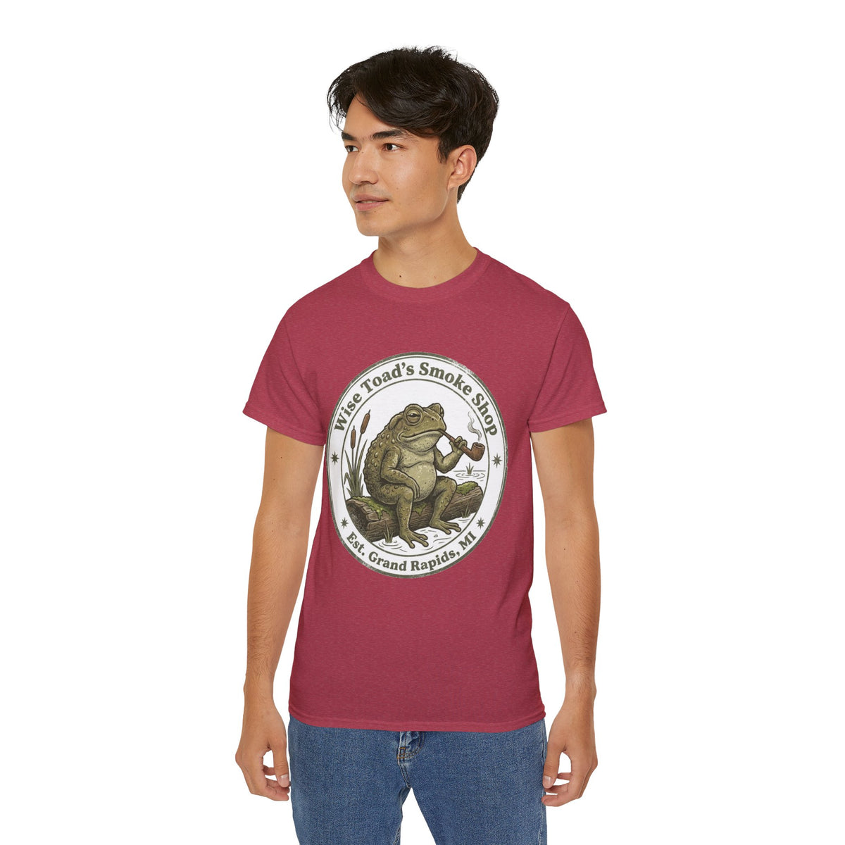Wise Toad’s Smoke Shop Vintage Frog Logo Tee T-Shirt