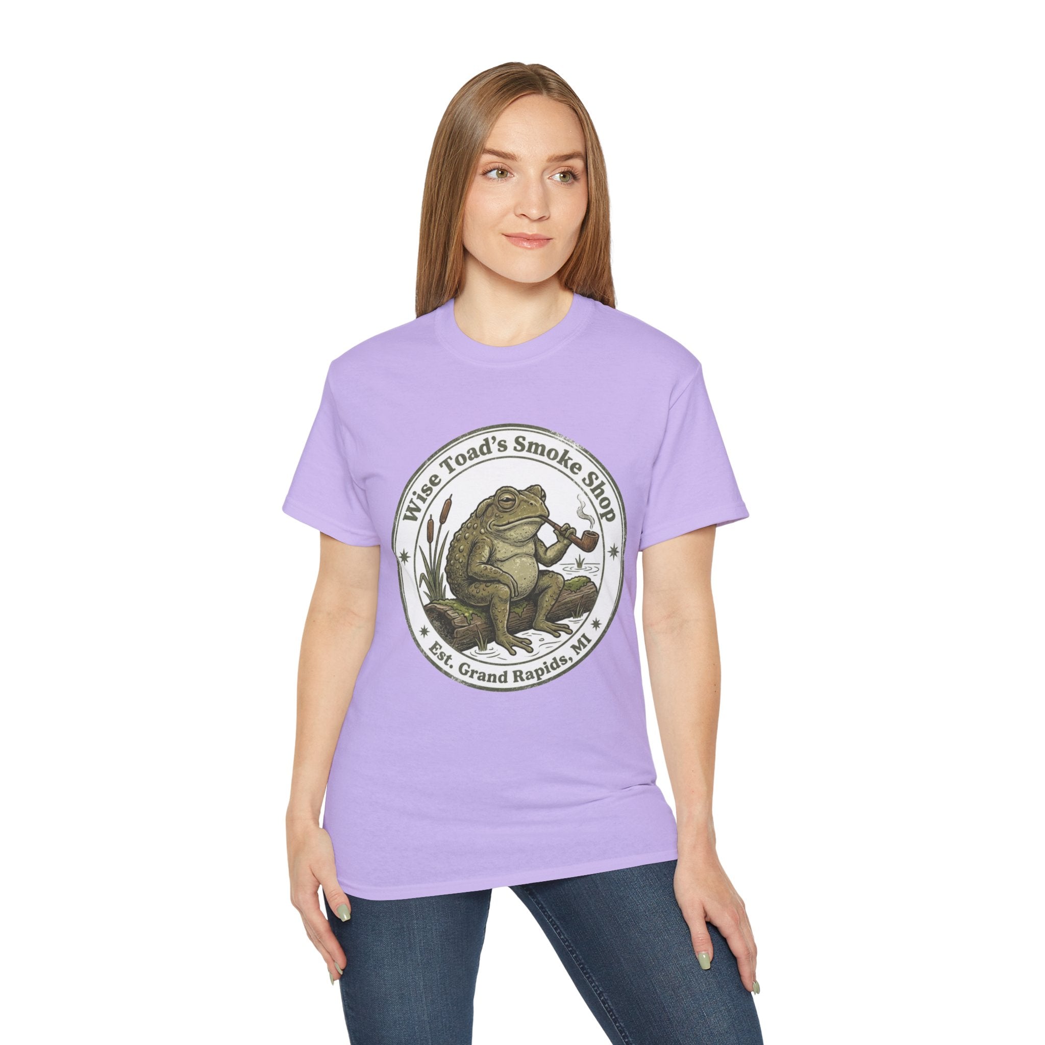 Wise Toad’s Smoke Shop Vintage Frog Logo Tee T-Shirt