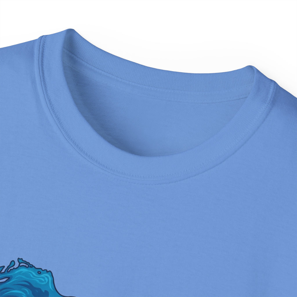Great Lakes Map T-Shirt — Blue Michigan & Lakes Graphic Tee