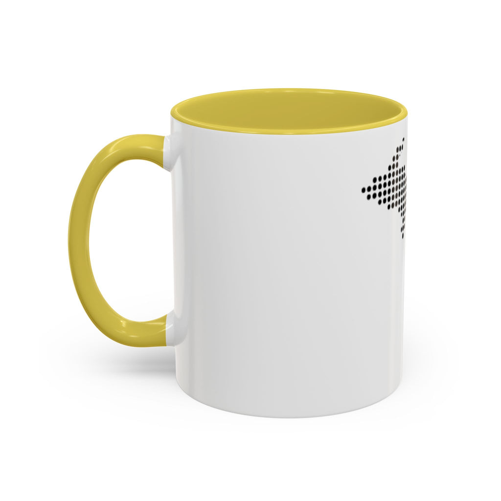 Michigan Dot Map Mug — Modern Minimalist Michigan State Coffee Cup (11oz/15oz)