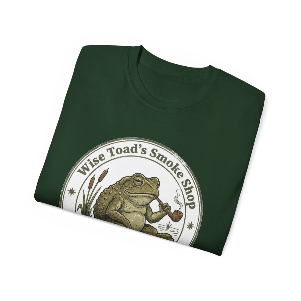 Wise Toad’s Smoke Shop Vintage Frog Logo Tee T-Shirt
