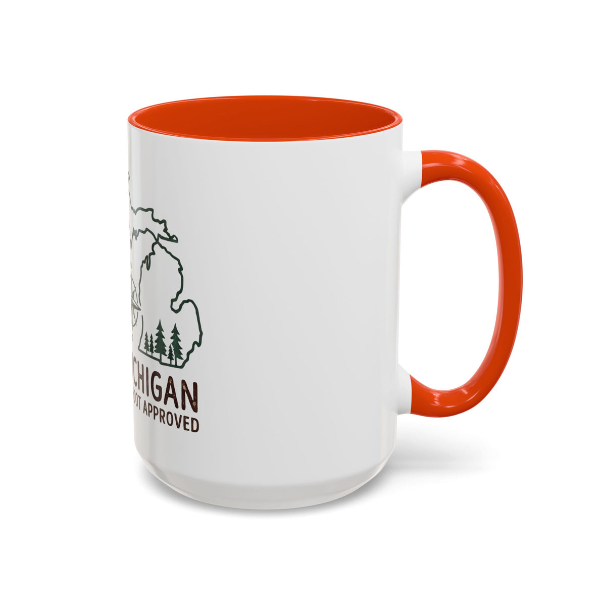 Michigan Bigfoot Approved Coffee Mug — Colorful 11oz/15oz Travel & Camping Gift