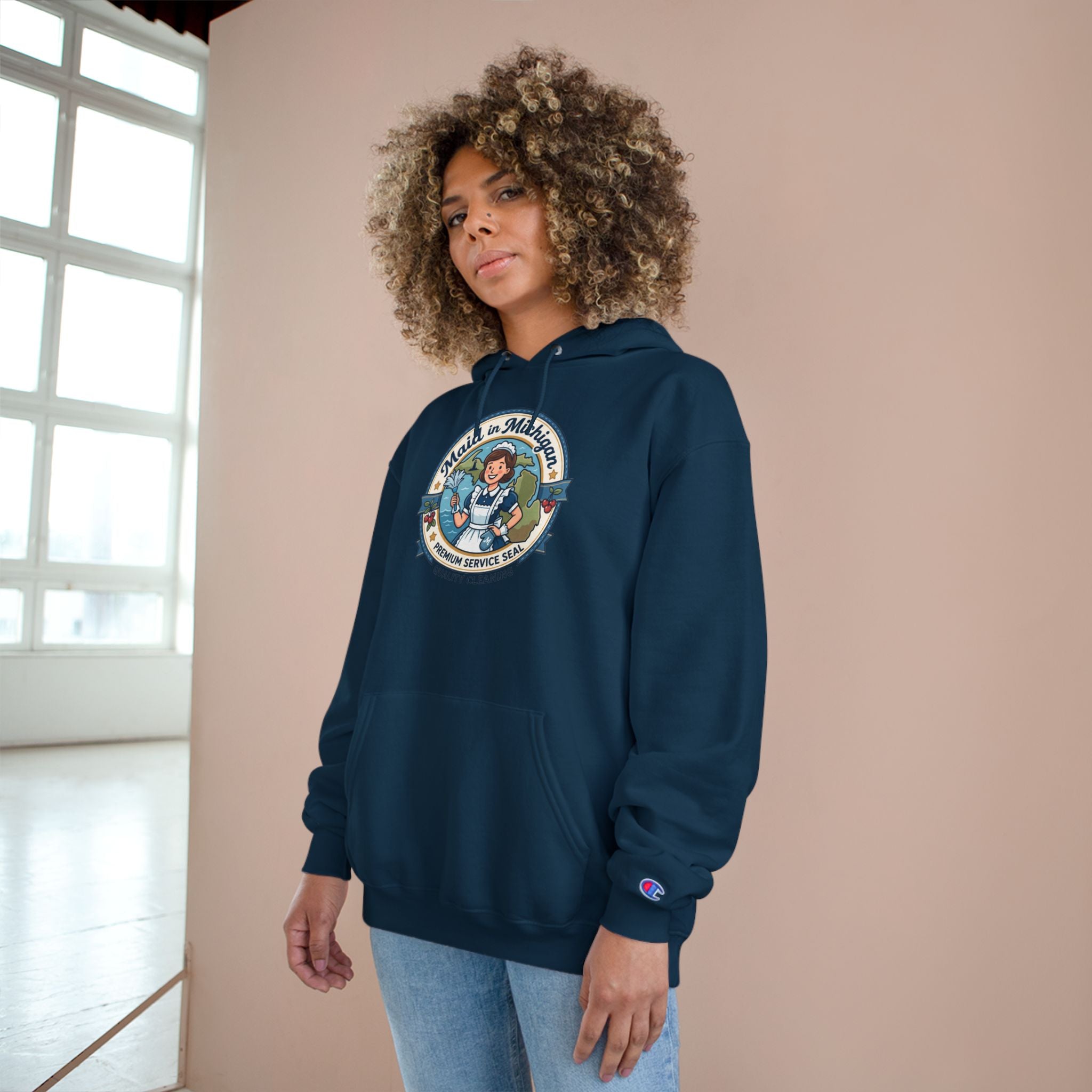 Michigan State Retro Champion Hoodie — World in Michigan Vintage Design