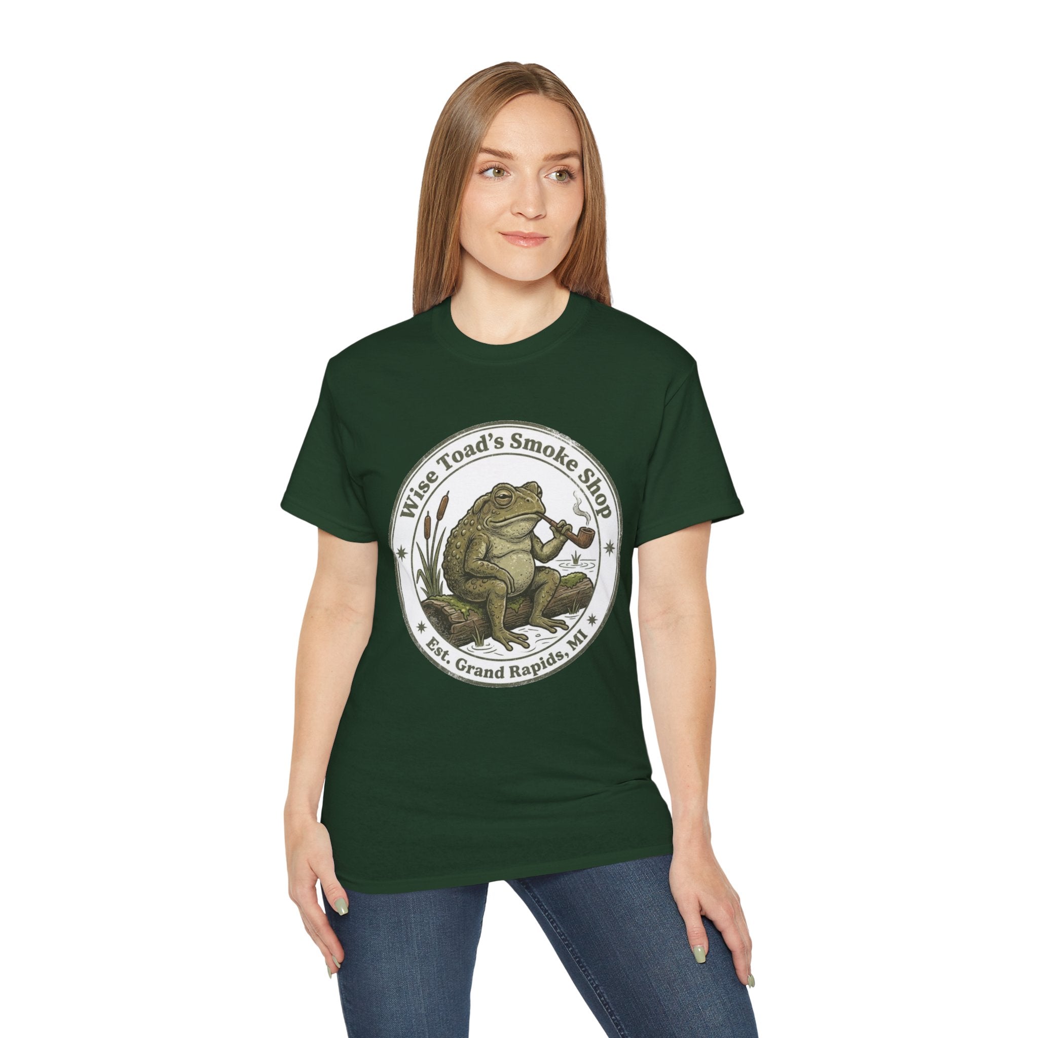 Wise Toad’s Smoke Shop Vintage Frog Logo Tee T-Shirt