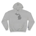 Michigan Dotted Map Hoodie — Minimalist State Pride Sweatshirt