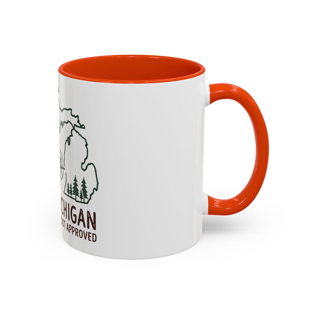 Michigan Bigfoot Approved Coffee Mug — Colorful 11oz/15oz Travel & Camping Gift