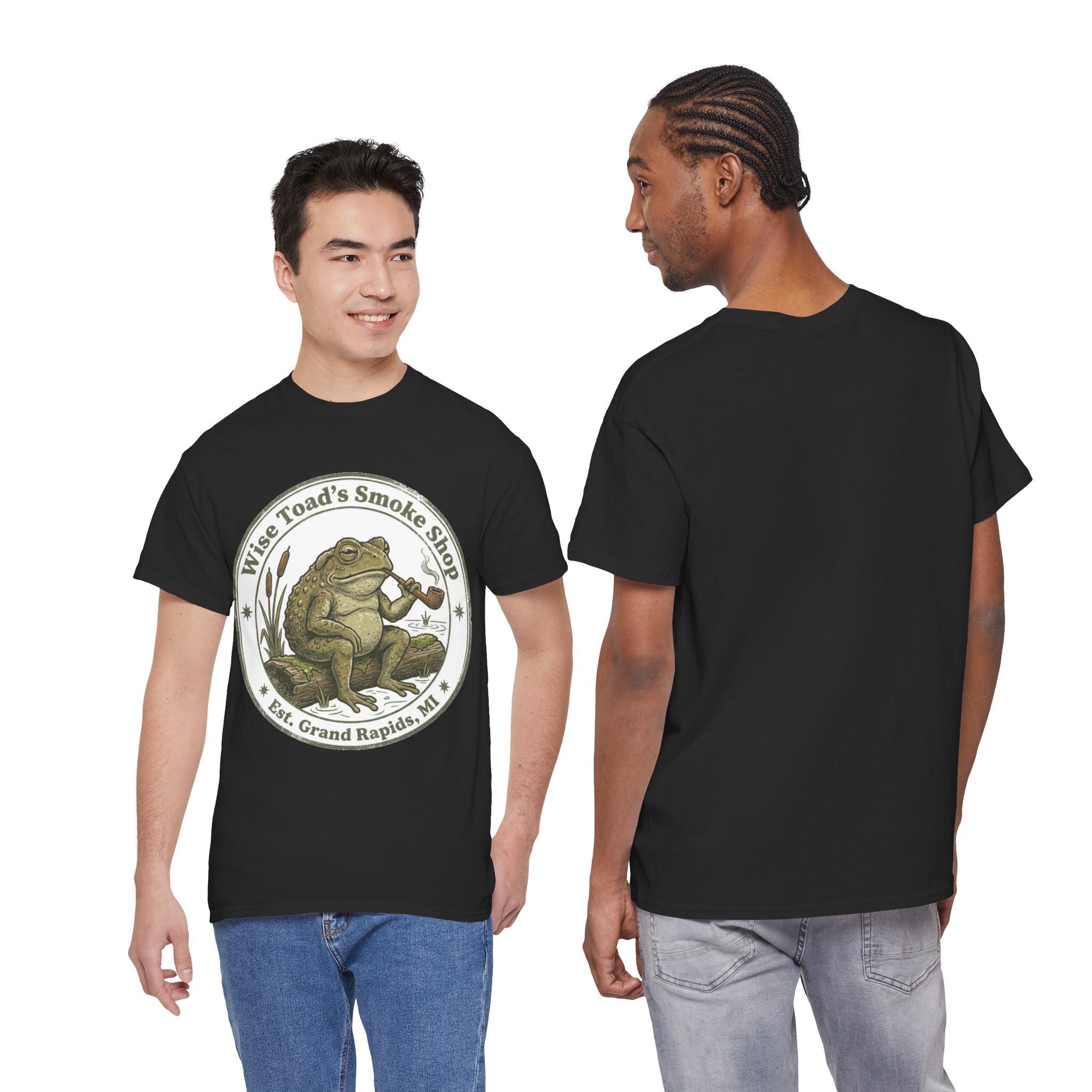 Wise Toad’s Smoke Shop Vintage Frog Logo Tee T-Shirt