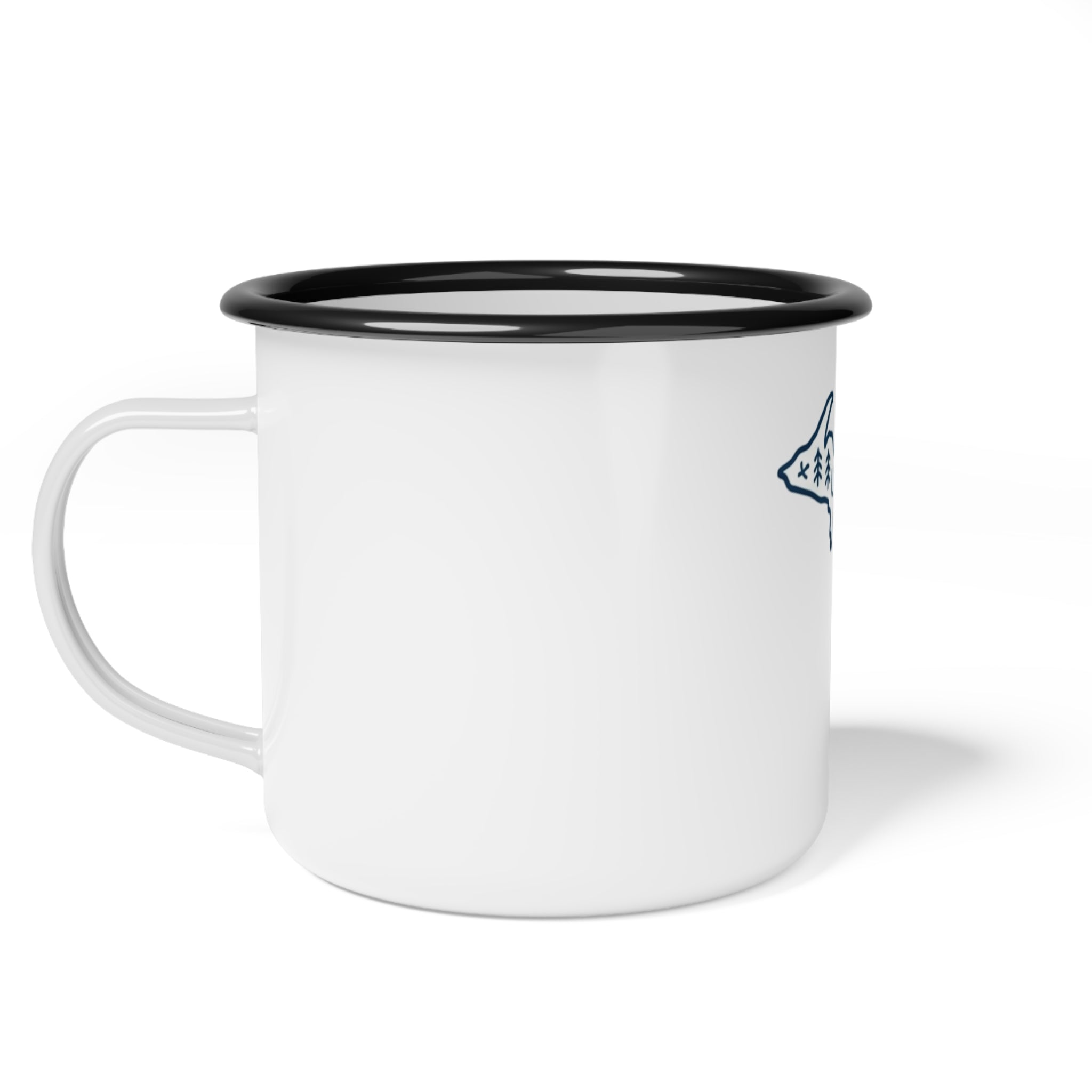 Michigan UP Map Camping Mug