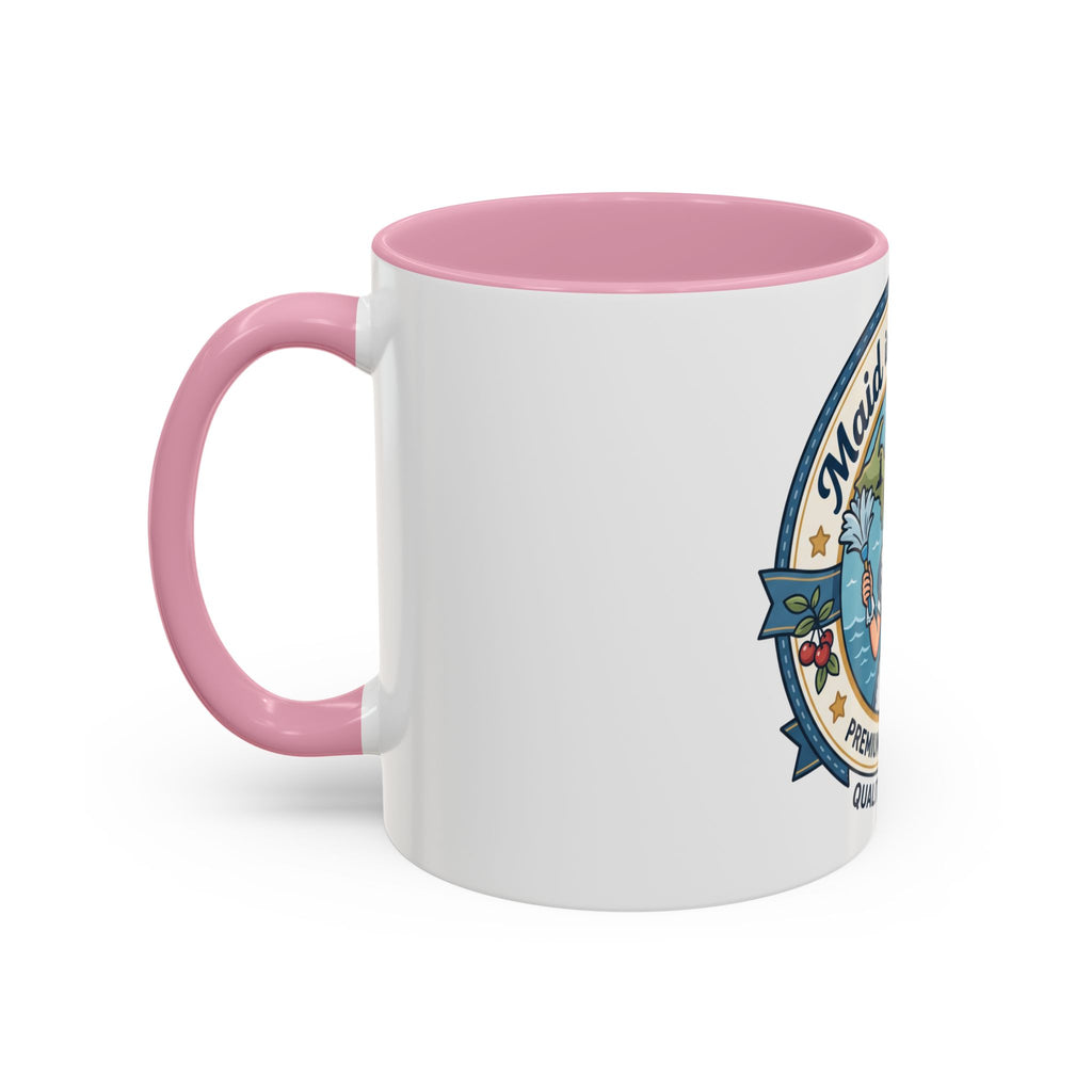 Maid in Michigan Coffee Mug — Retro Housekeeper Logo (11oz/15oz)