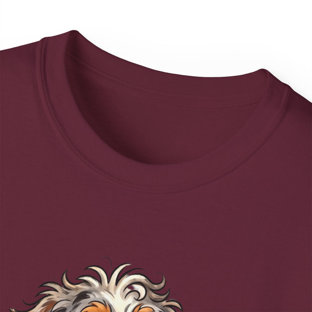Dog Lover T‑Shirt – Cute Pup Wearing “Pobody's Nerfect” Shirt (Funny Pet Tee)