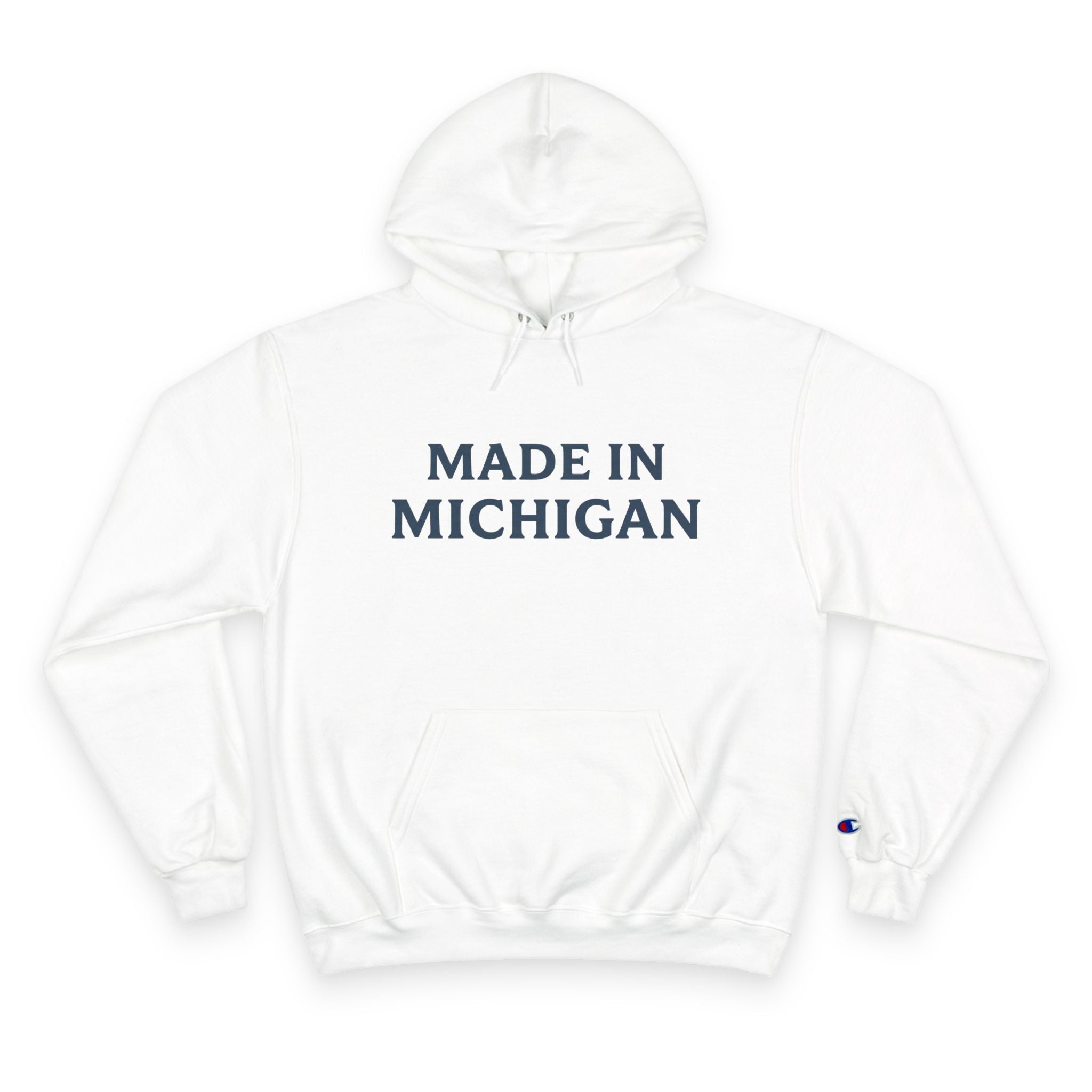 Made in Michigan Hoodie — Champion Pullover for Michigan Pride