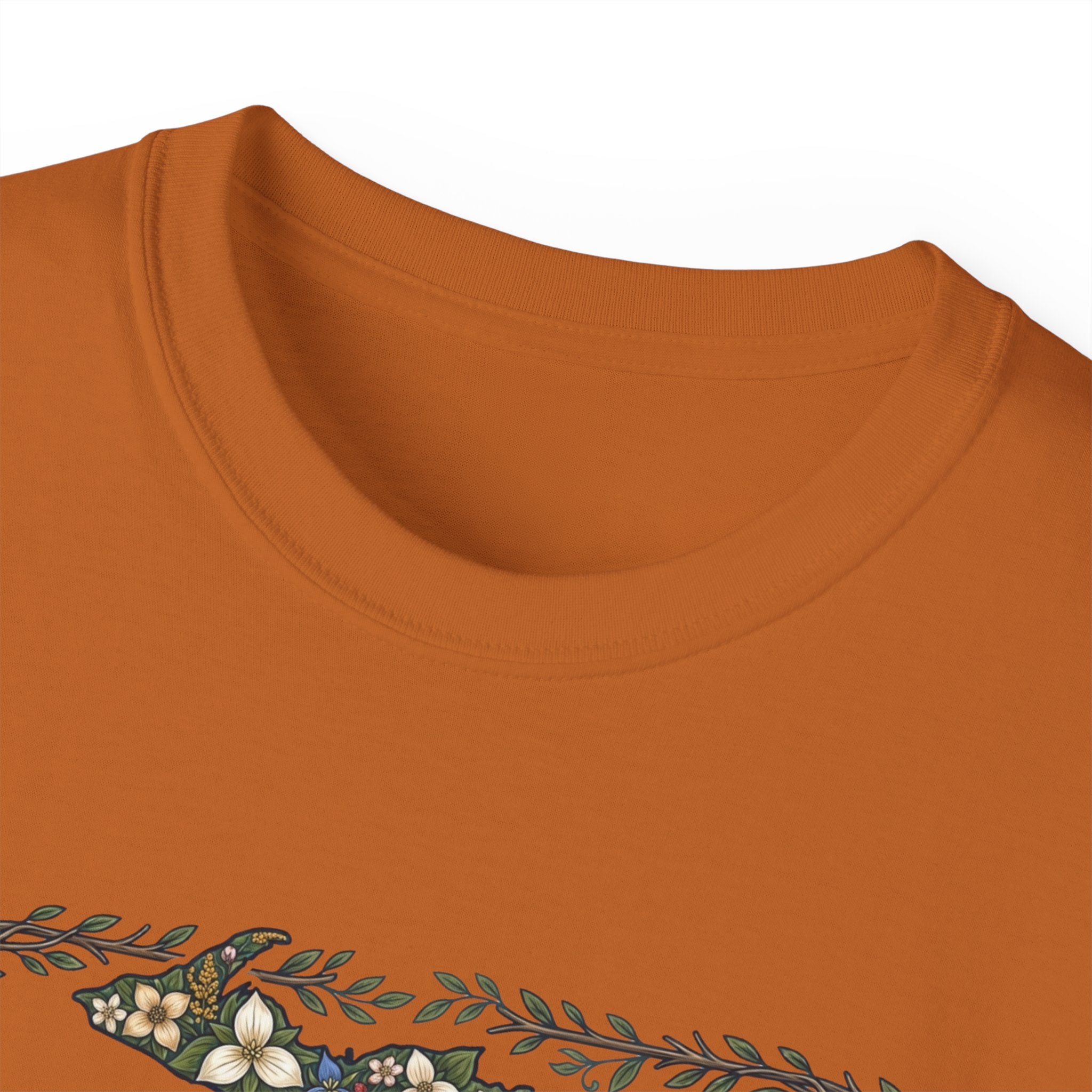 Michigan Mom T-Shirt – Floral State Pride Tee for Moms