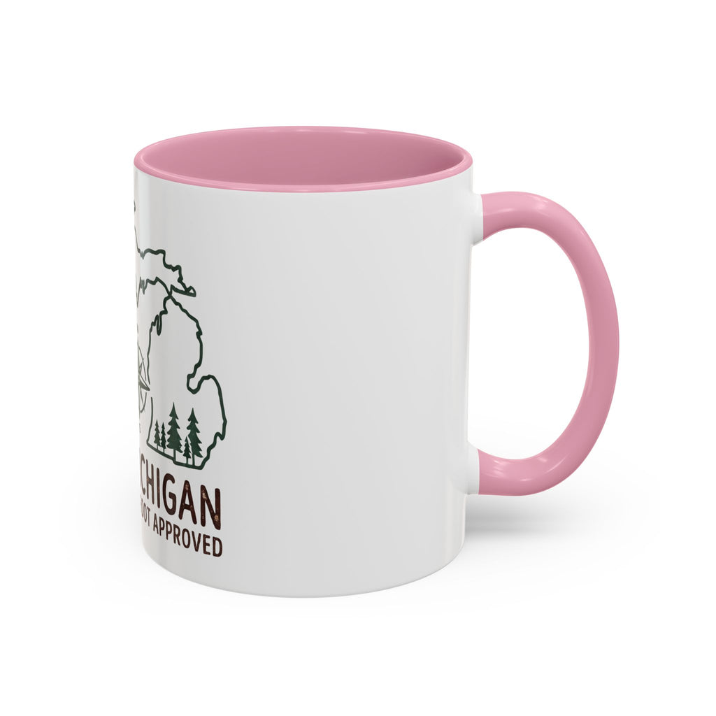 Michigan Bigfoot Approved Coffee Mug — Colorful 11oz/15oz Travel & Camping Gift