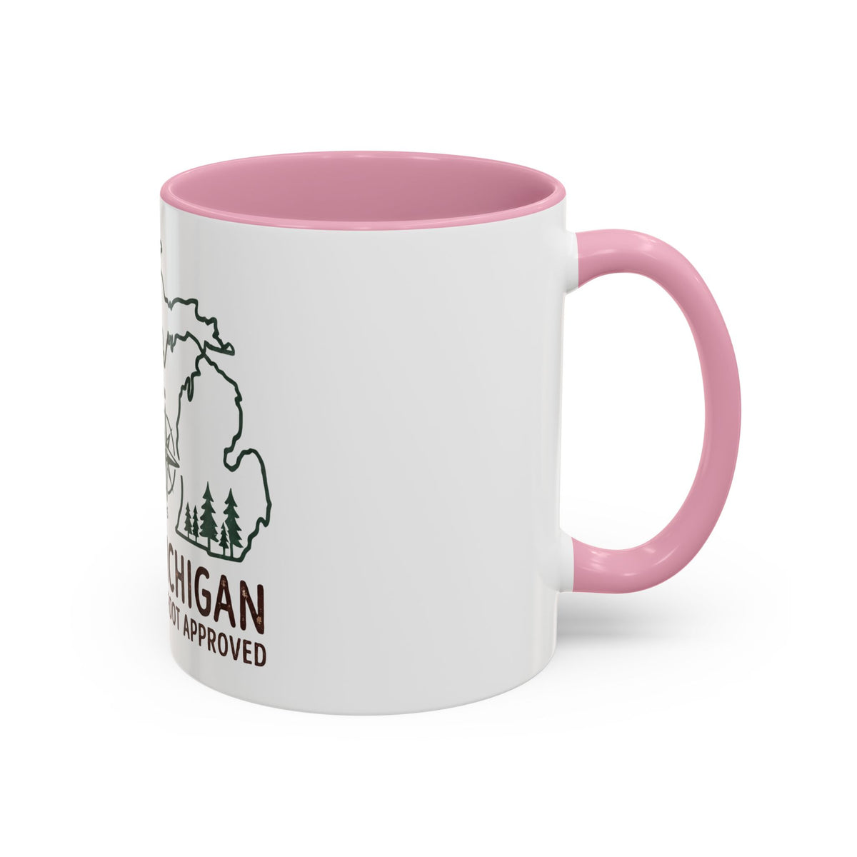 Michigan Bigfoot Approved Coffee Mug — Colorful 11oz/15oz Travel & Camping Gift