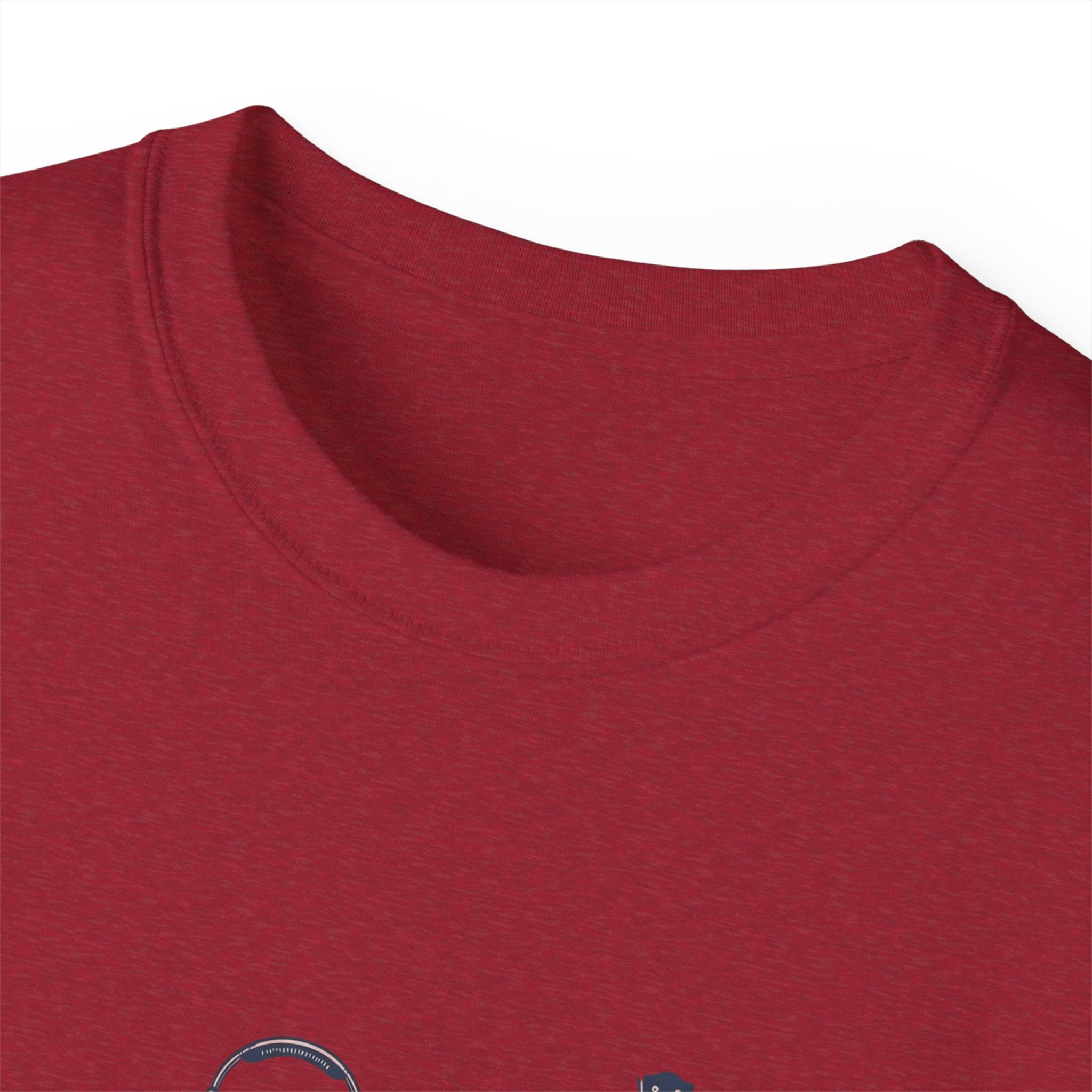 Acoustic Instrument Tee — Guitar, Ukulele & Headphones Graphic T-Shirt
